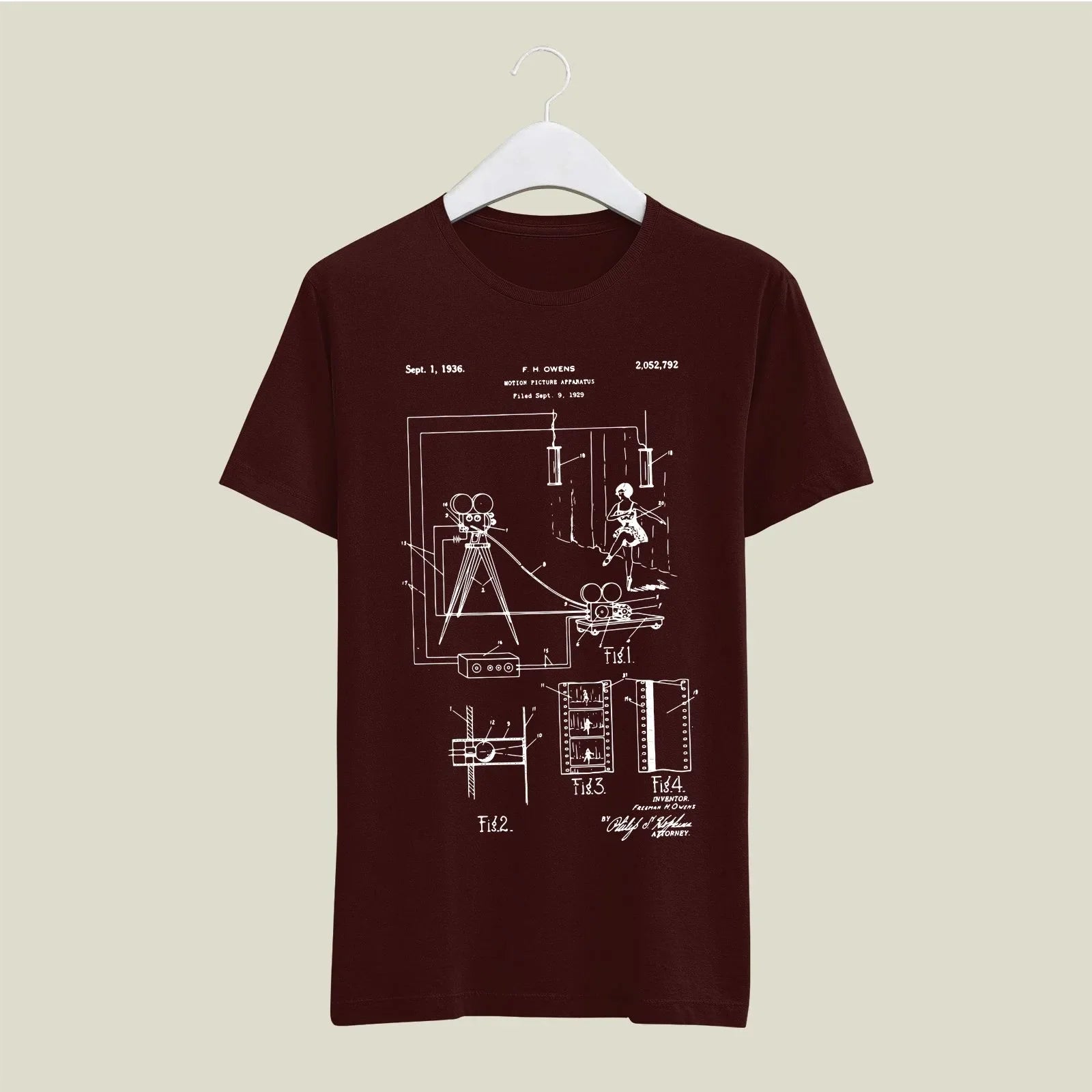 Camera Patent T-Shirt T-CMP119 Desichalchitra
