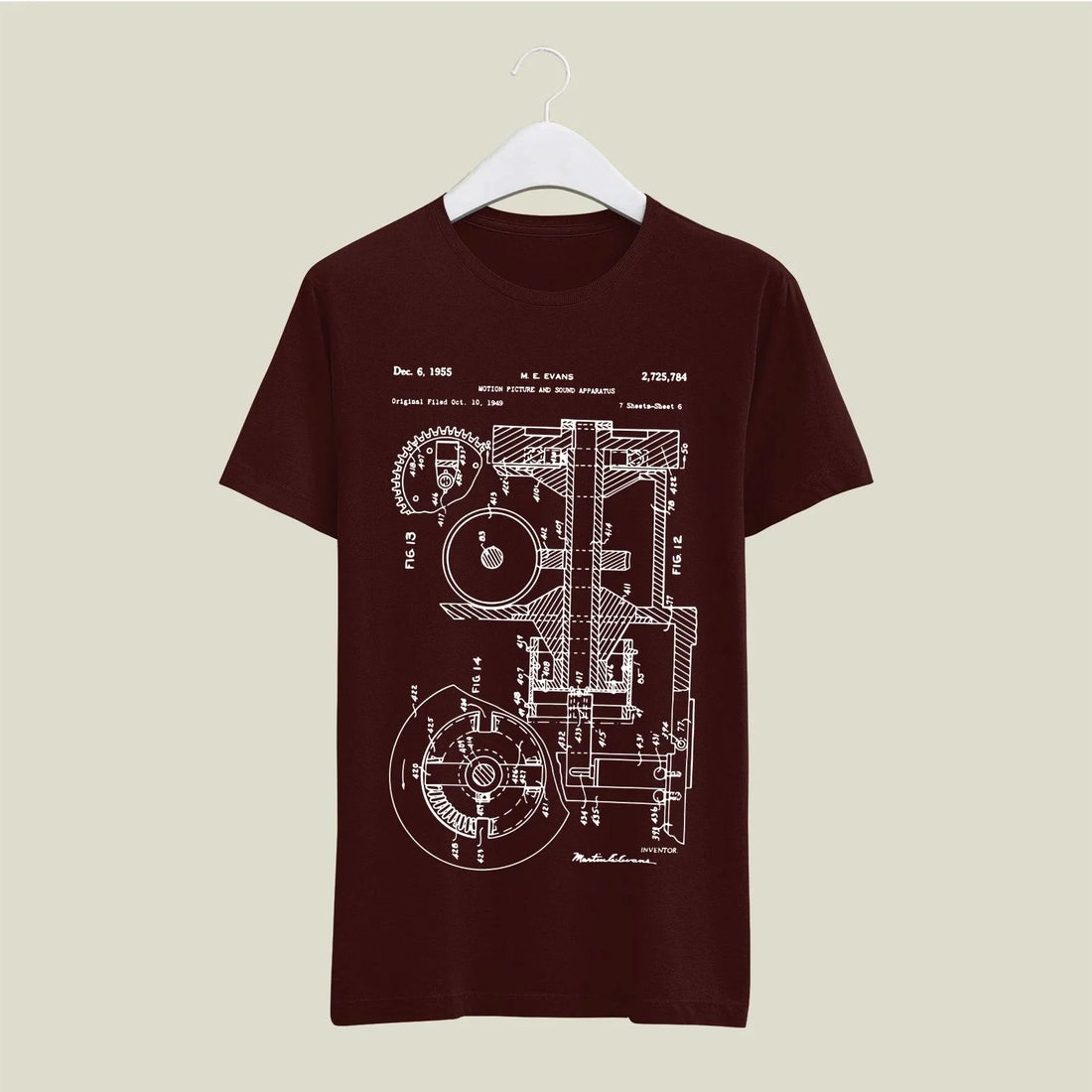 Camera Patent T-Shirt T-CMP129 Desichalchitra