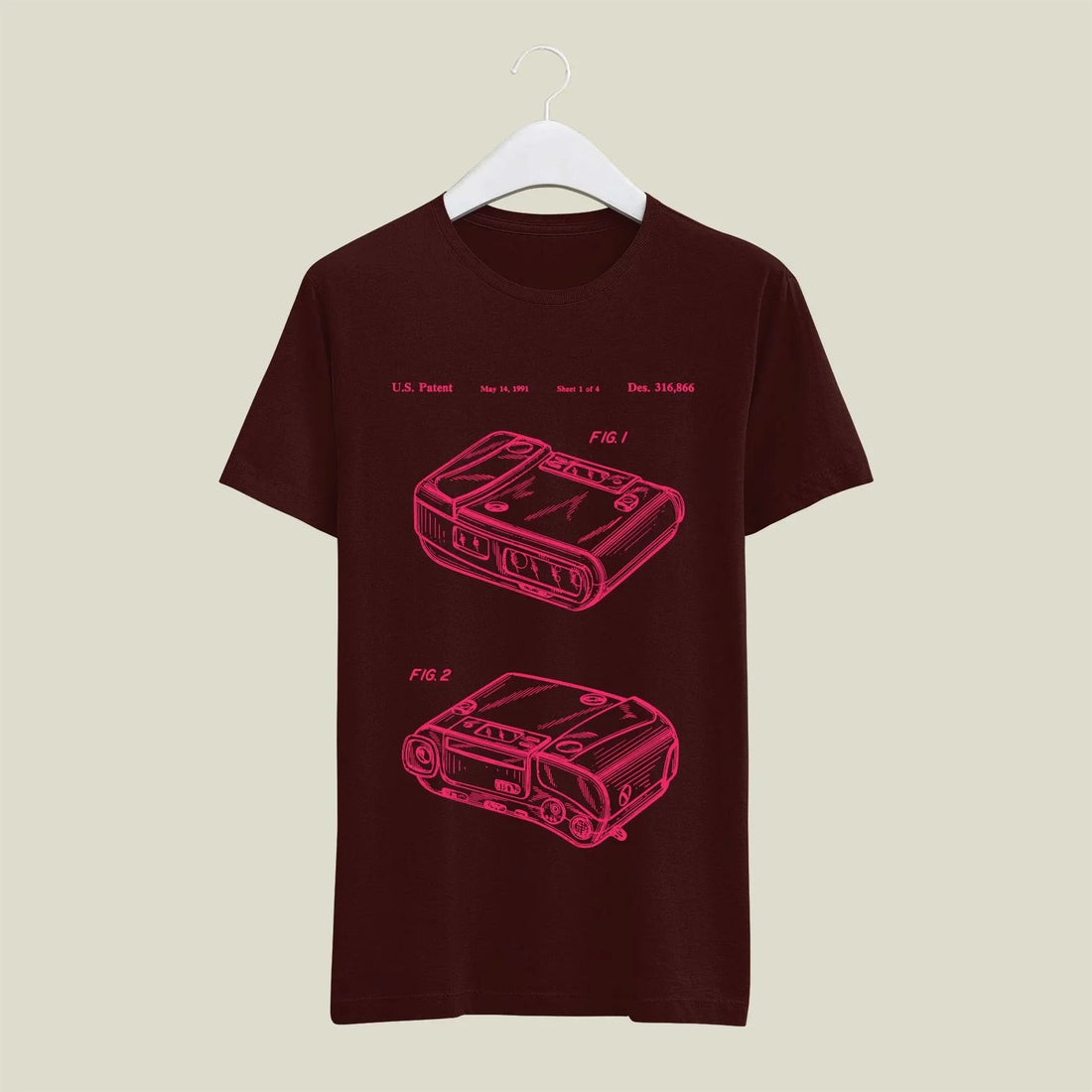 Camera Patent T-Shirt T-CMP7 Desichalchitra