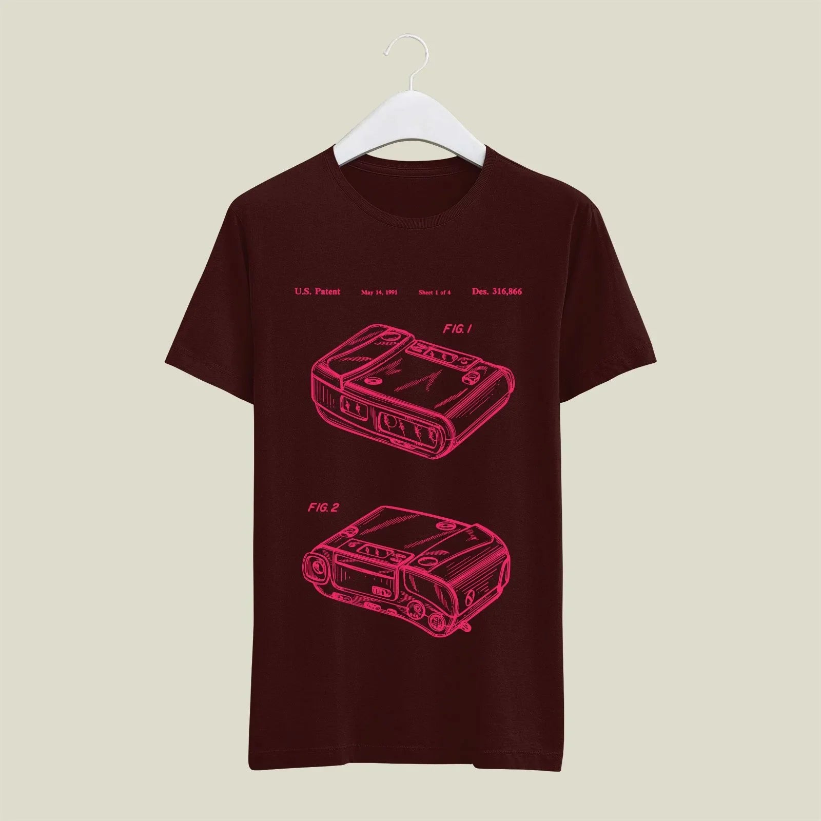 Camera Patent T-Shirt T-CMP7 Desichalchitra