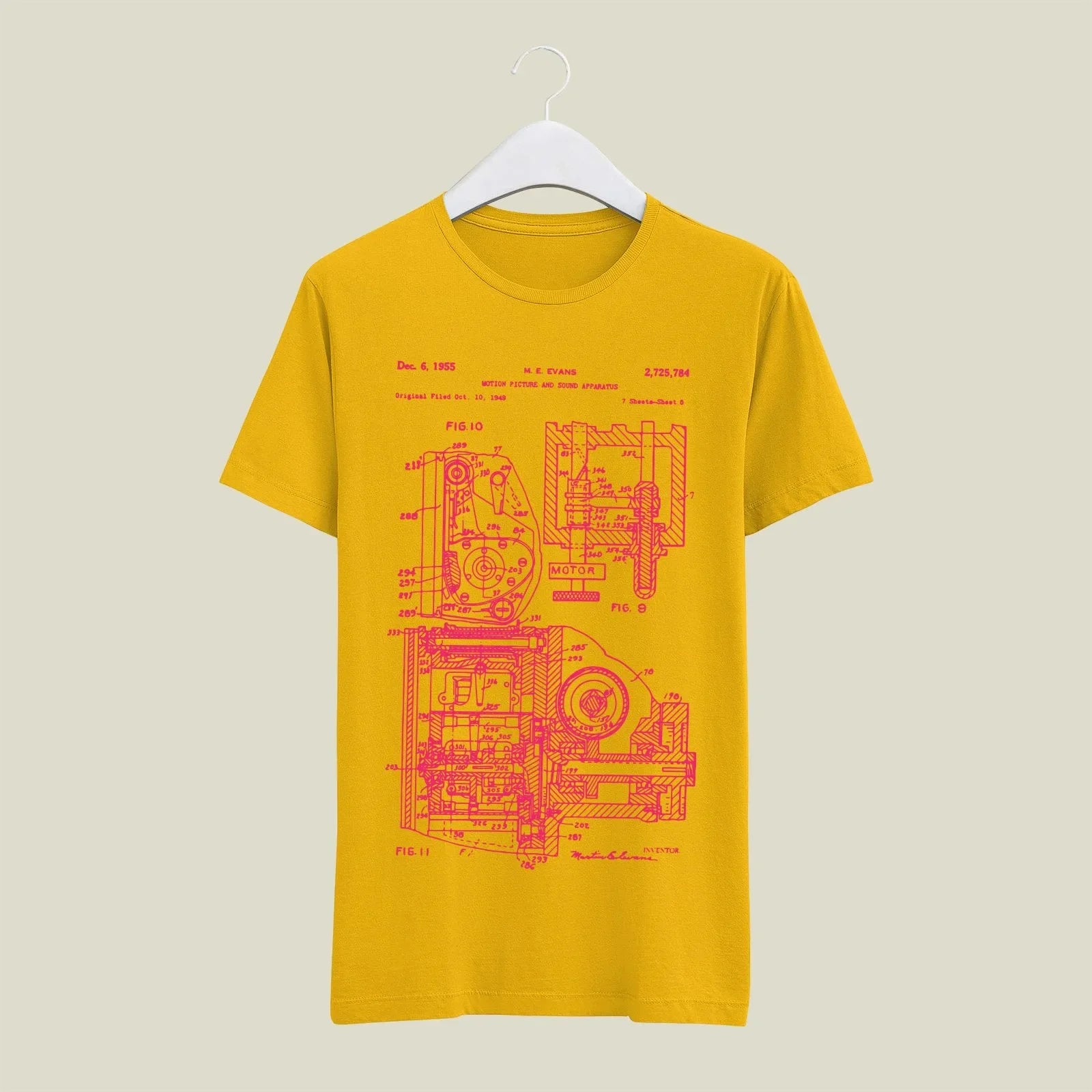 Camera Patent T-Shirt T-CMP53 Desichalchitra