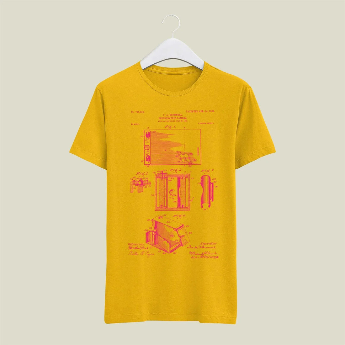 Camera Patent T-Shirt T-CMP81 Desichalchitra