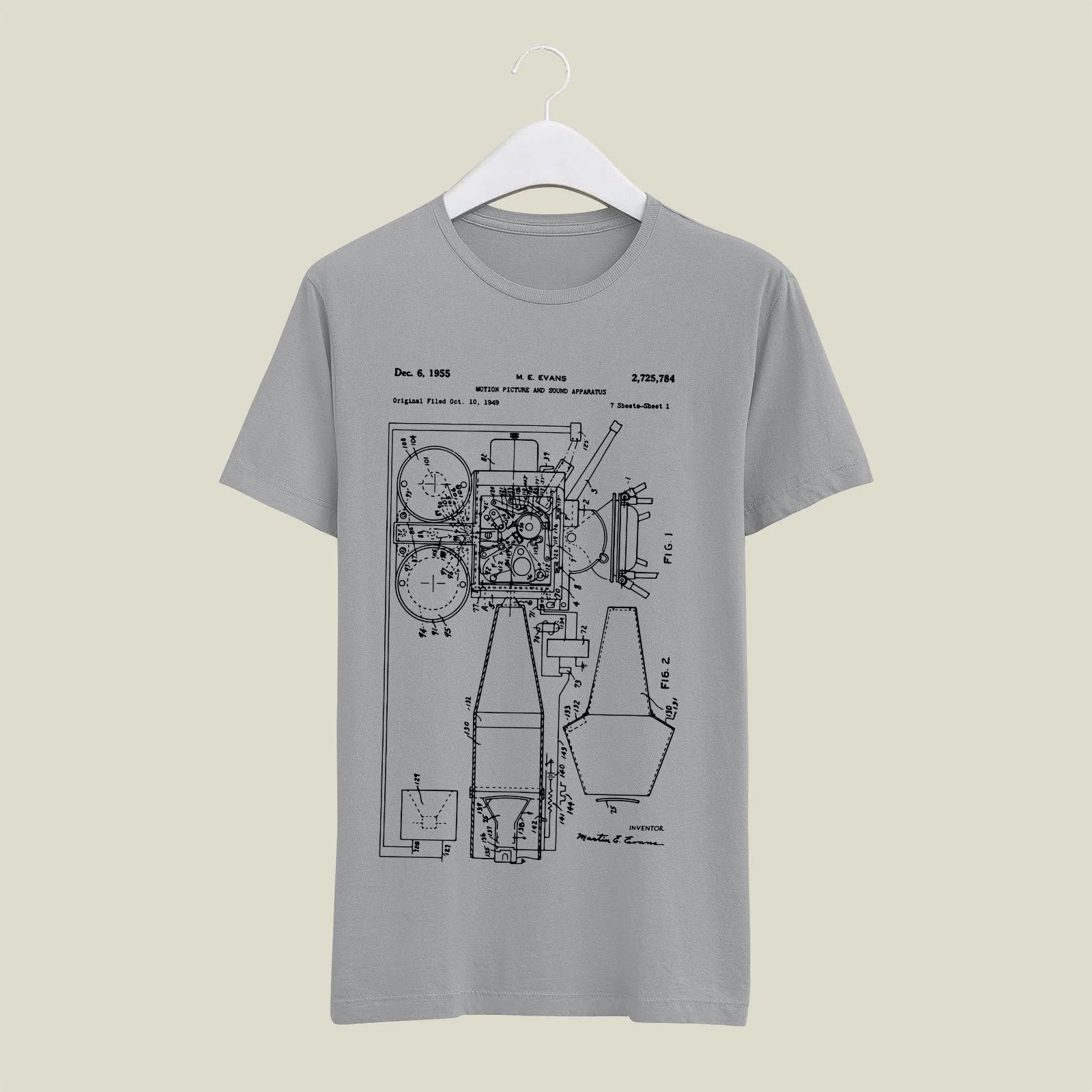 Camera Patent T-Shirt T-CMP67 Desichalchitra