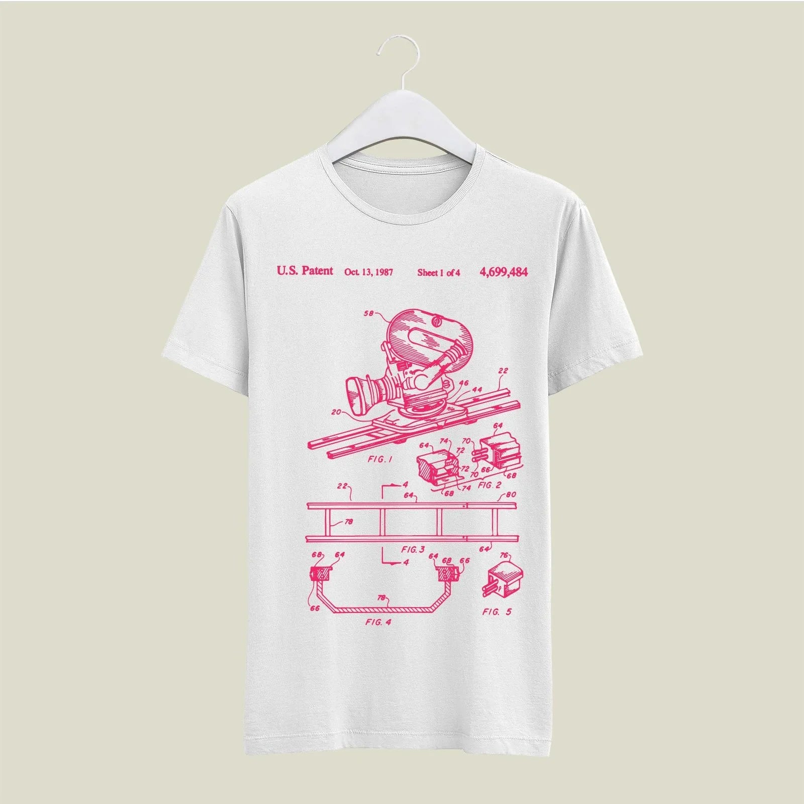 Camera Patent T-Shirt T-CMP104 Desichalchitra