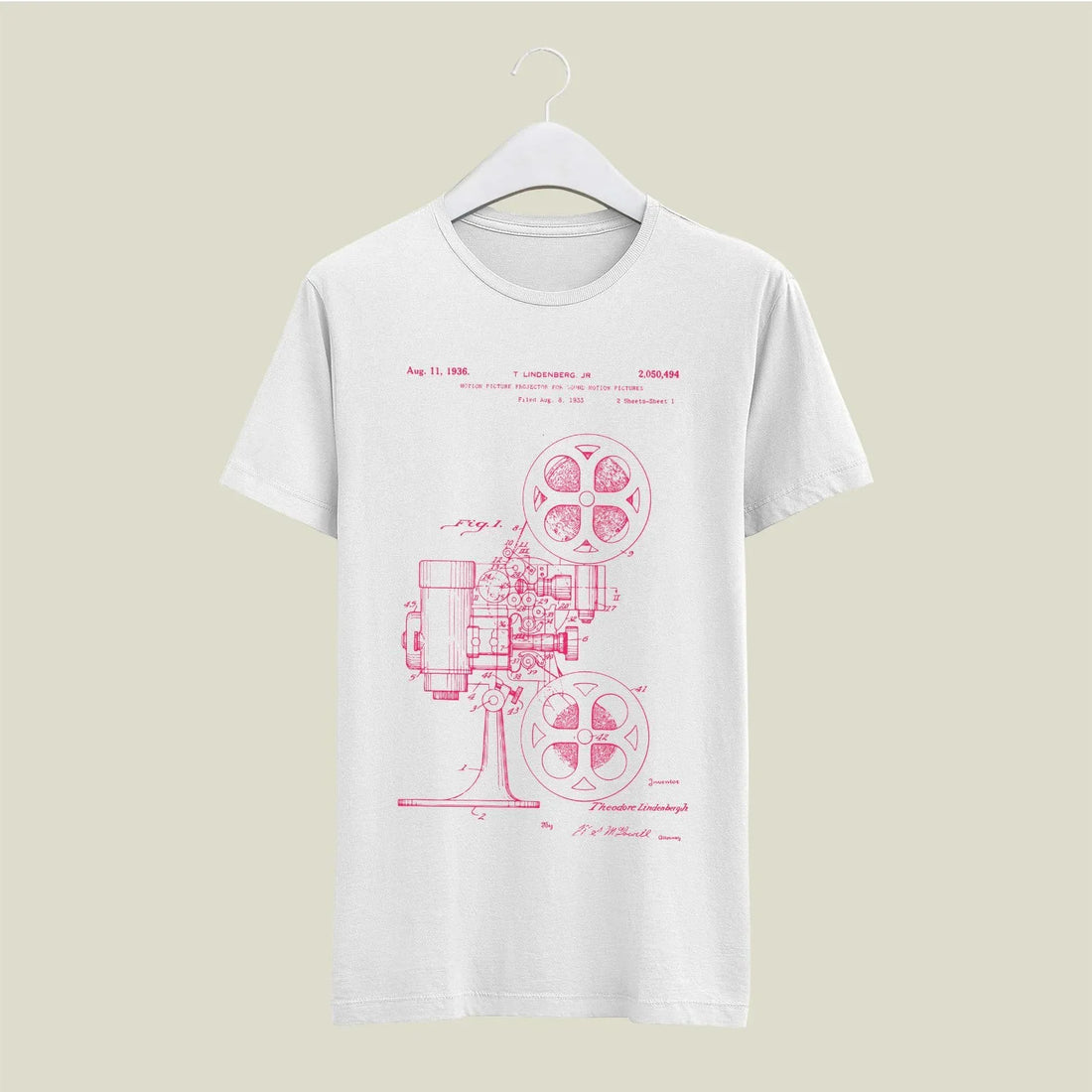 Camera Patent T-Shirt T-CMP106 Desichalchitra