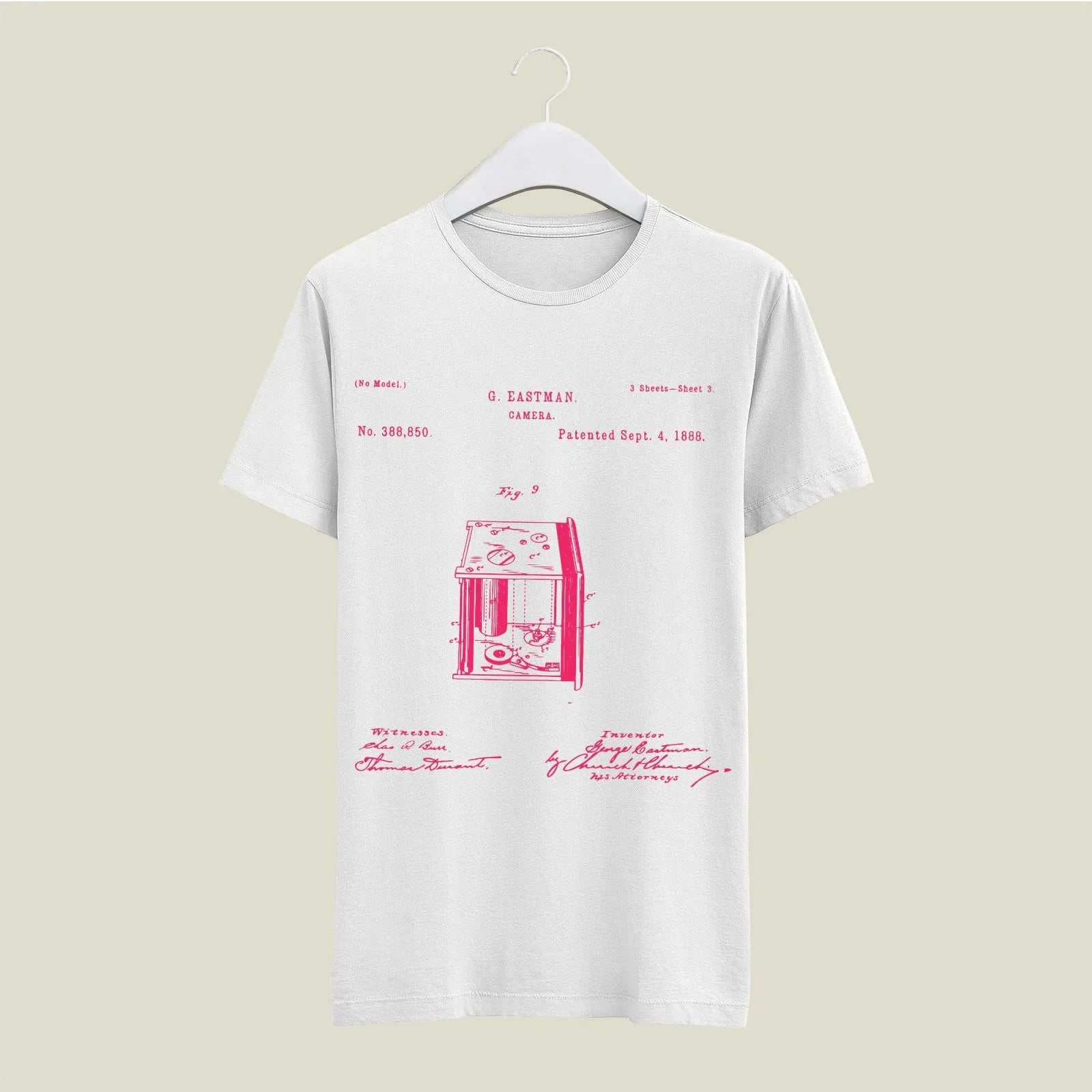 Camera Patent T-Shirt T-CMP143 Desichalchitra