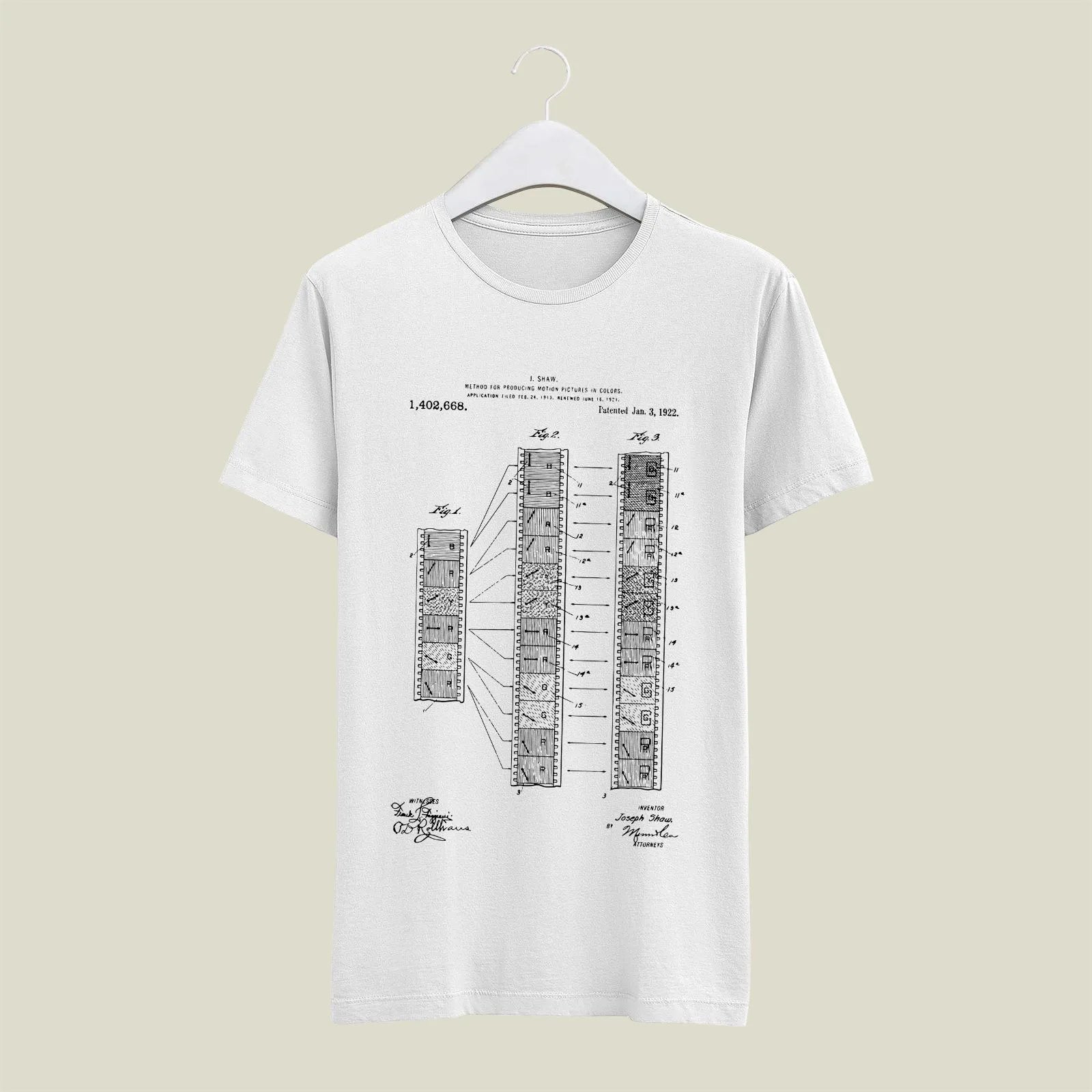 Camera Patent T-Shirt T-CMP71 Desichalchitra