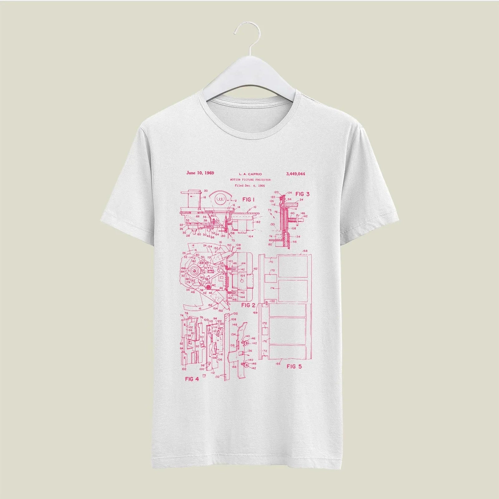 Camera Patent T-Shirt T-CMP148 Desichalchitra