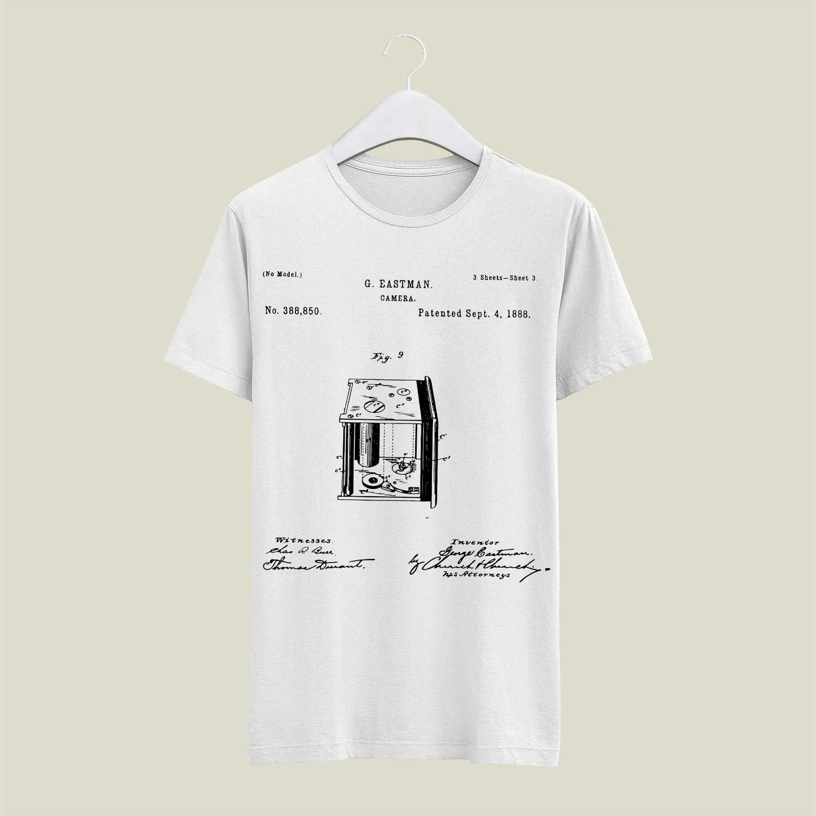 Camera Patent T-Shirt T-CMP75 Desichalchitra