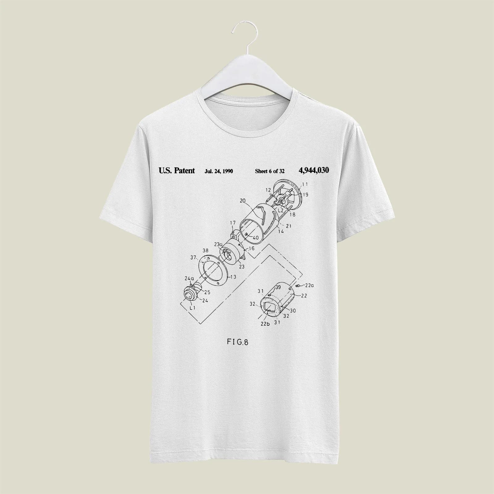 Camera Patent T-Shirt T-CMP86 Desichalchitra
