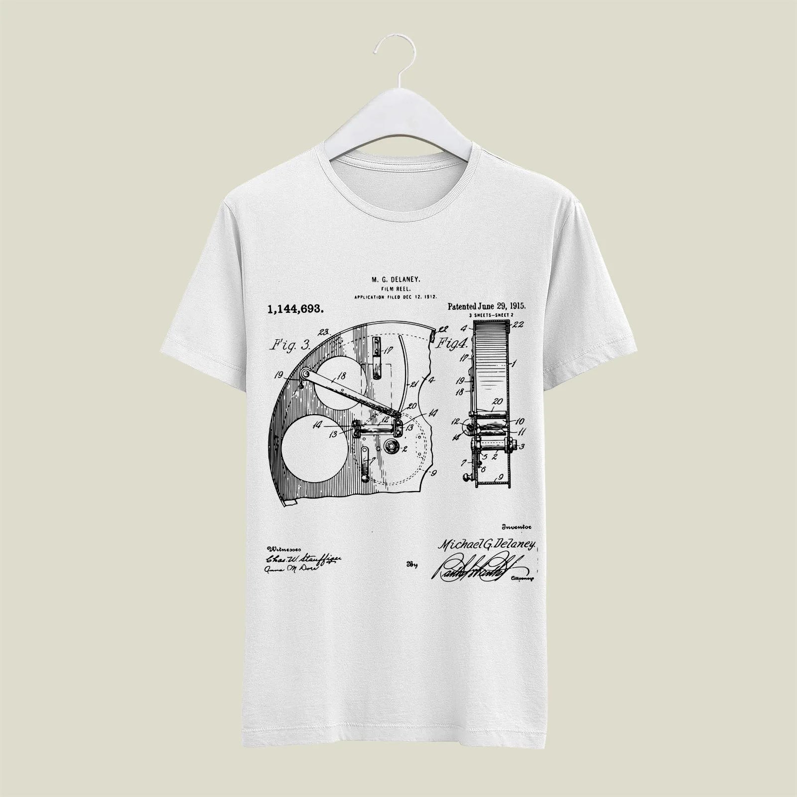 Camera Patent T-Shirt T-CMP89 Desichalchitra