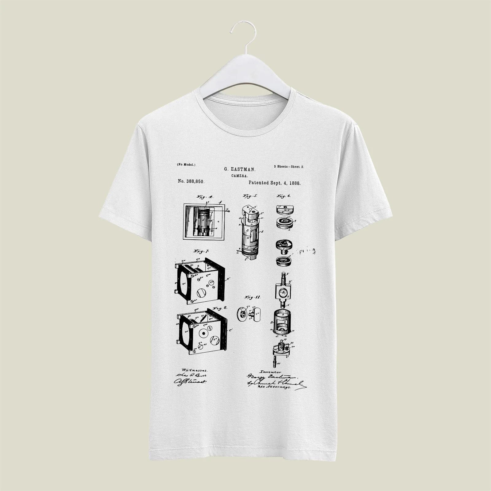 Camera Patent T-Shirt T-CMP91 Desichalchitra