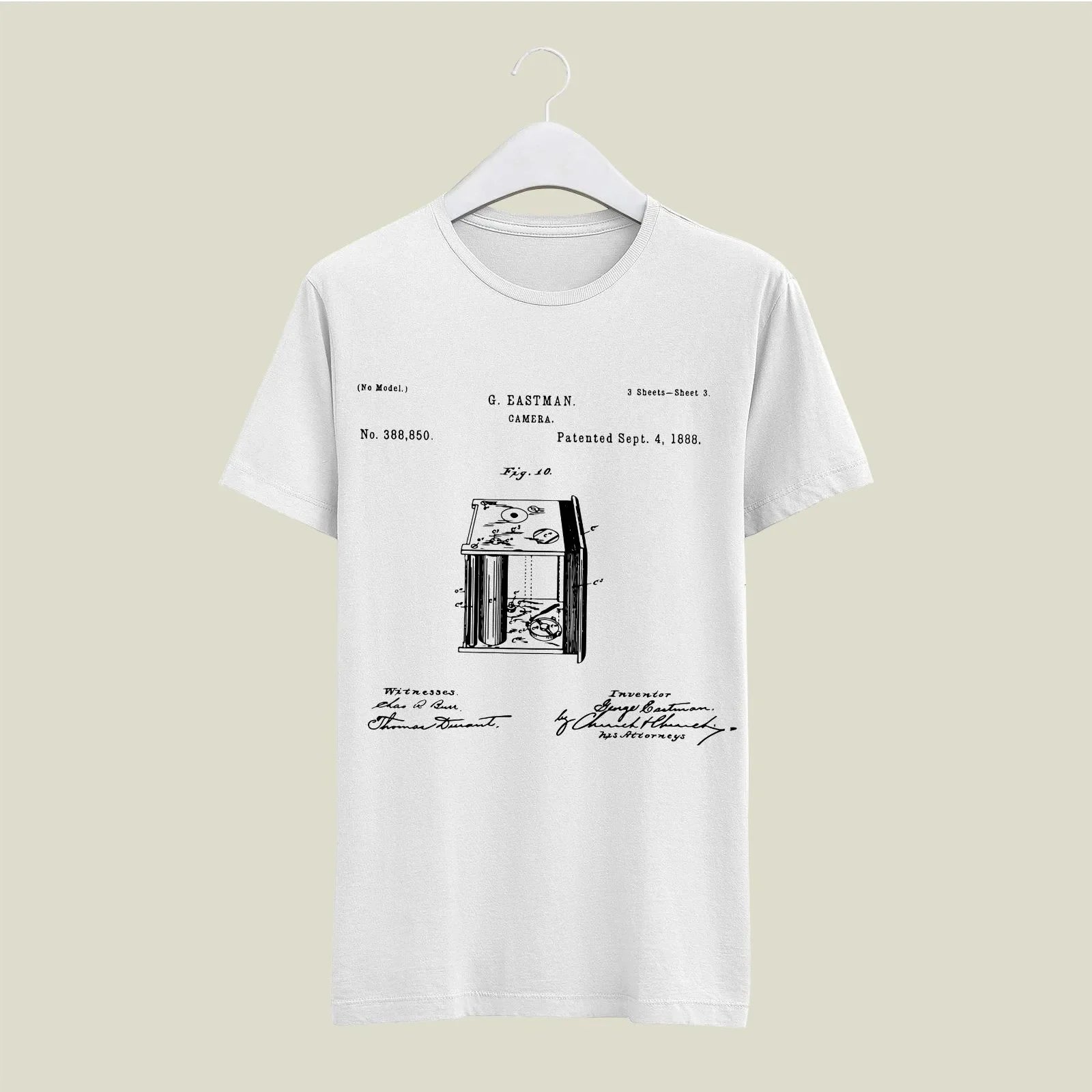 Camera Patent T-Shirt T-CMP95 Desichalchitra