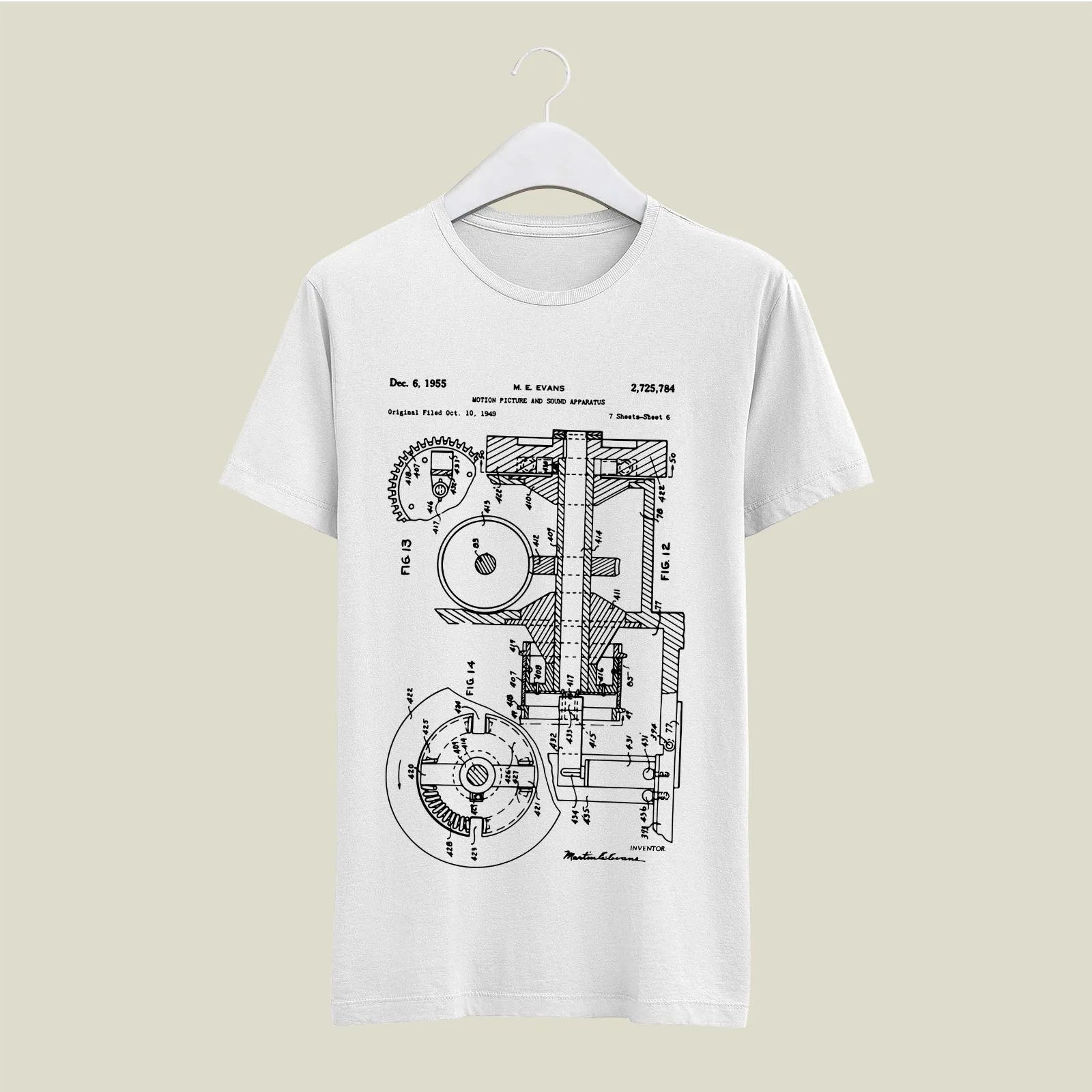 Camera Patent T-Shirt T-CMP96 Desichalchitra