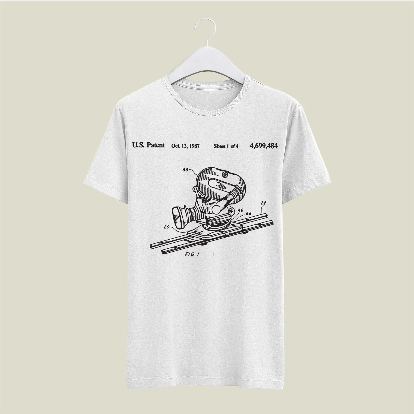 Camera Patent T-Shirt T-CMP101 Desichalchitra