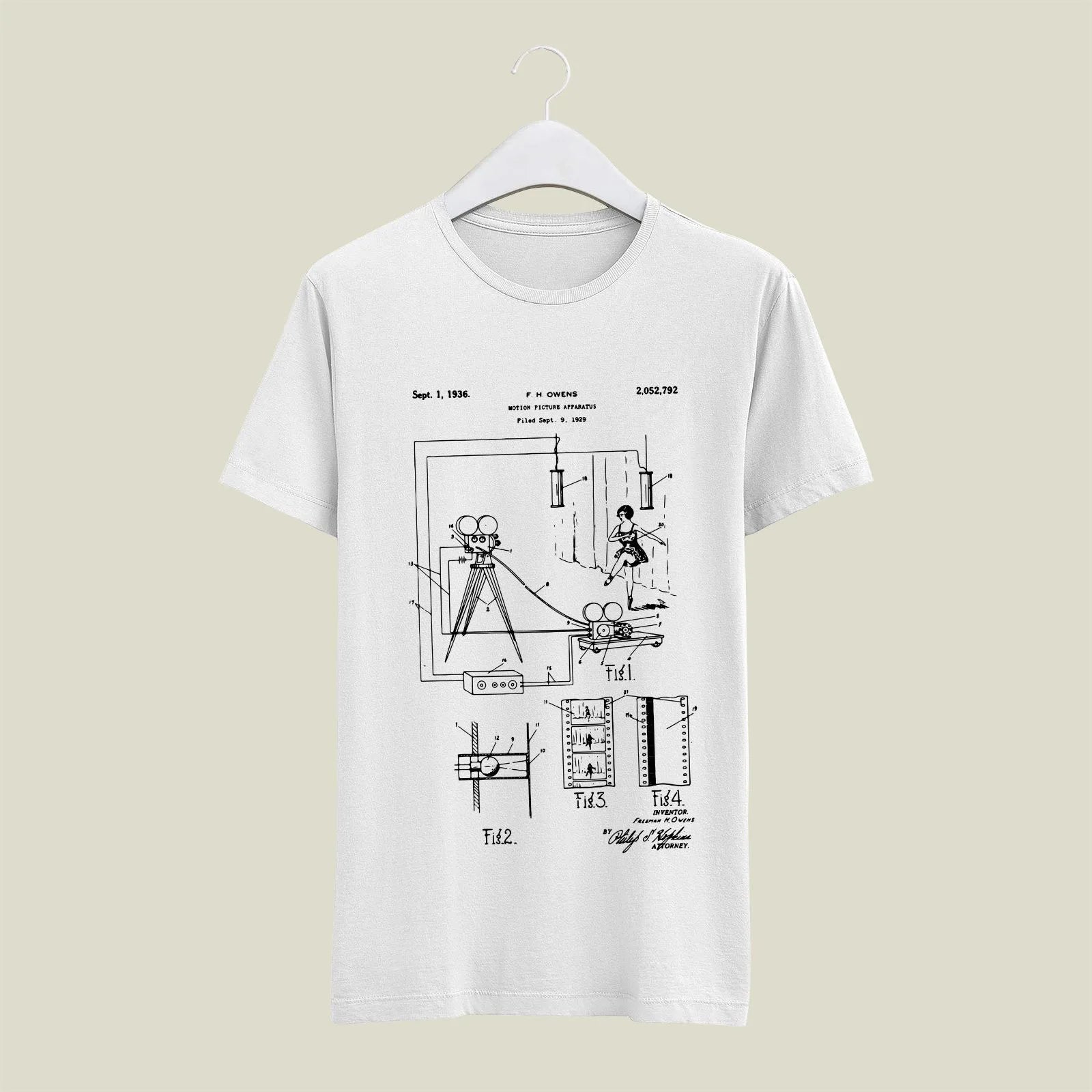 Camera Patent T-Shirt T-CMP42 Desichalchitra