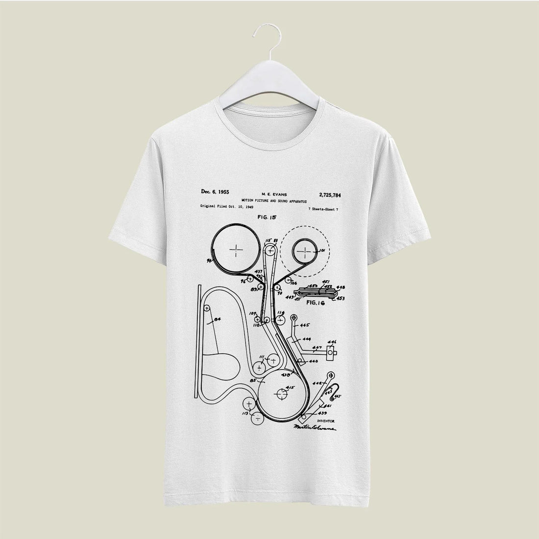 Camera Patent T-Shirt T-CMP111 Desichalchitra