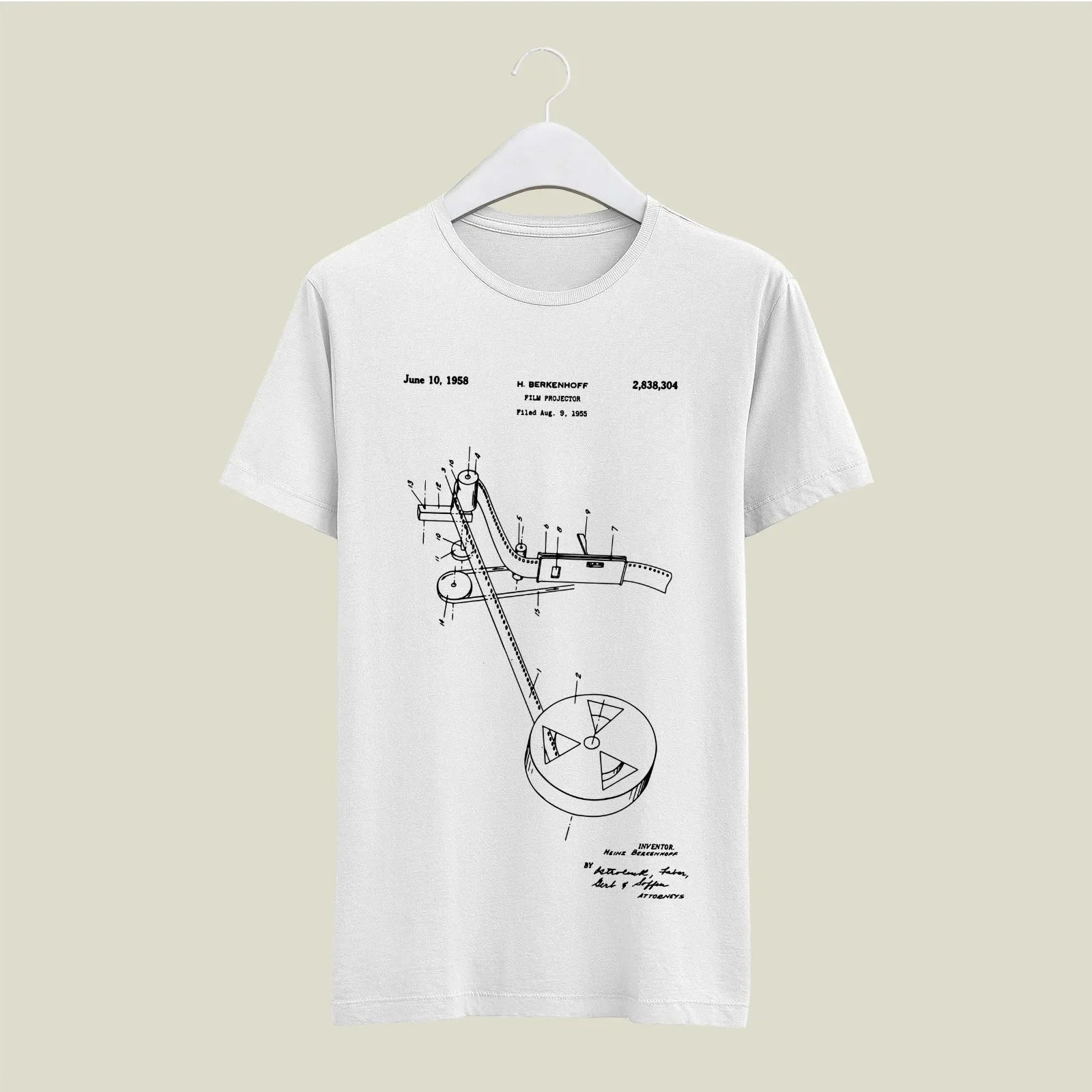 Camera Patent T-Shirt T-CMP128 Desichalchitra