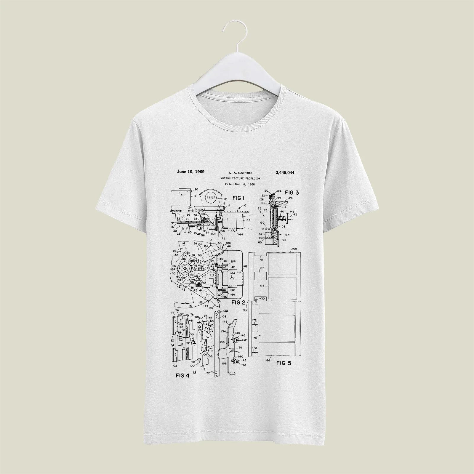 Camera Patent T-Shirt T-CMP44 Desichalchitra