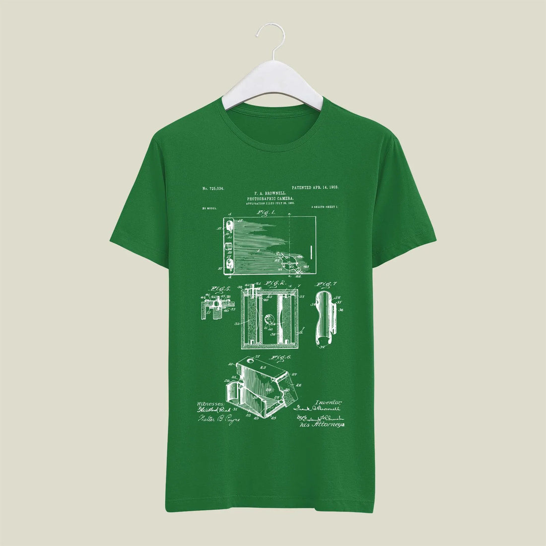 Camera Patent T-Shirt T-CMP3 Desichalchitra