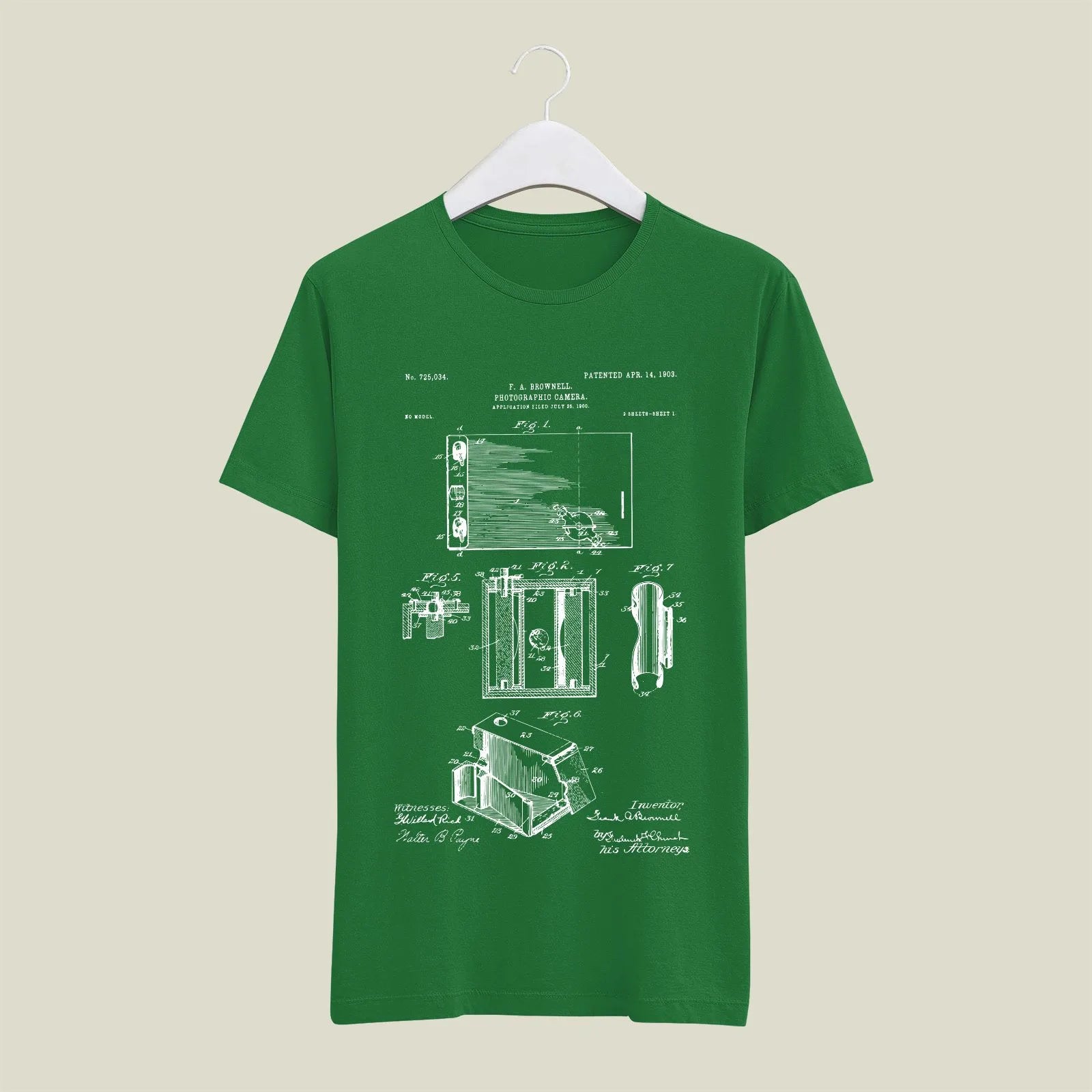 Camera Patent T-Shirt T-CMP3 Desichalchitra