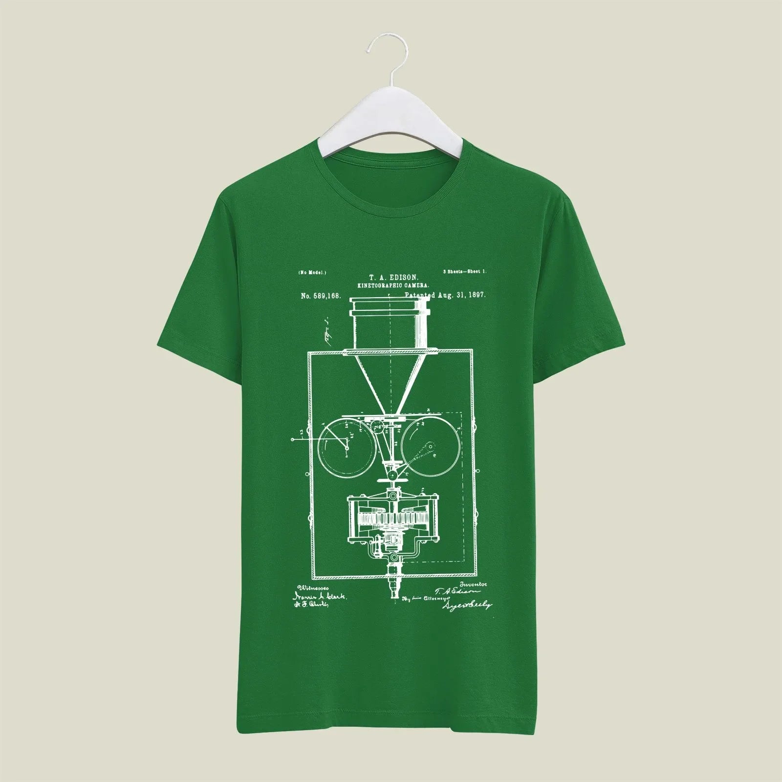 Camera Patent T-Shirt T-CMP29 Desichalchitra