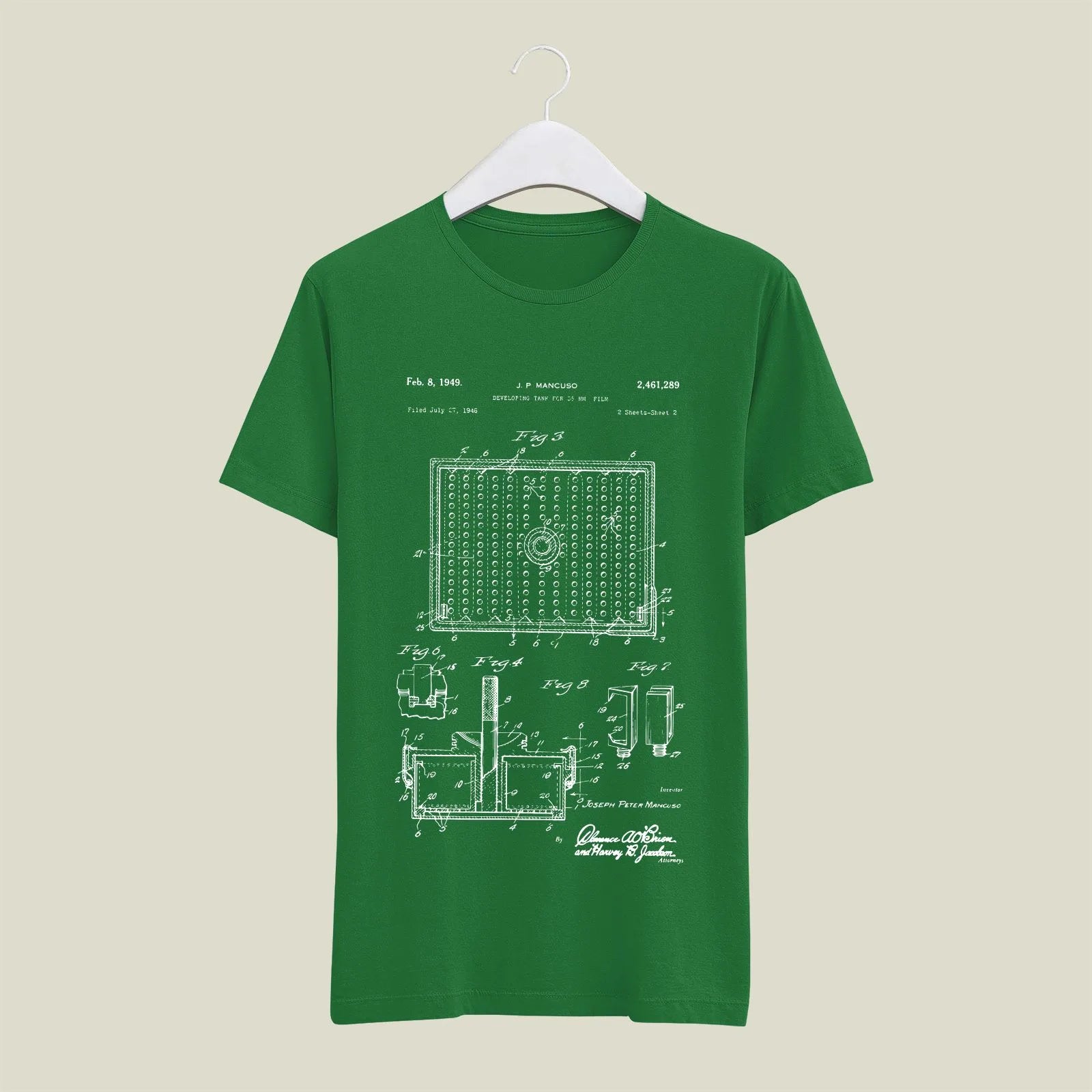 Camera Patent T-Shirt T-CMP45 Desichalchitra