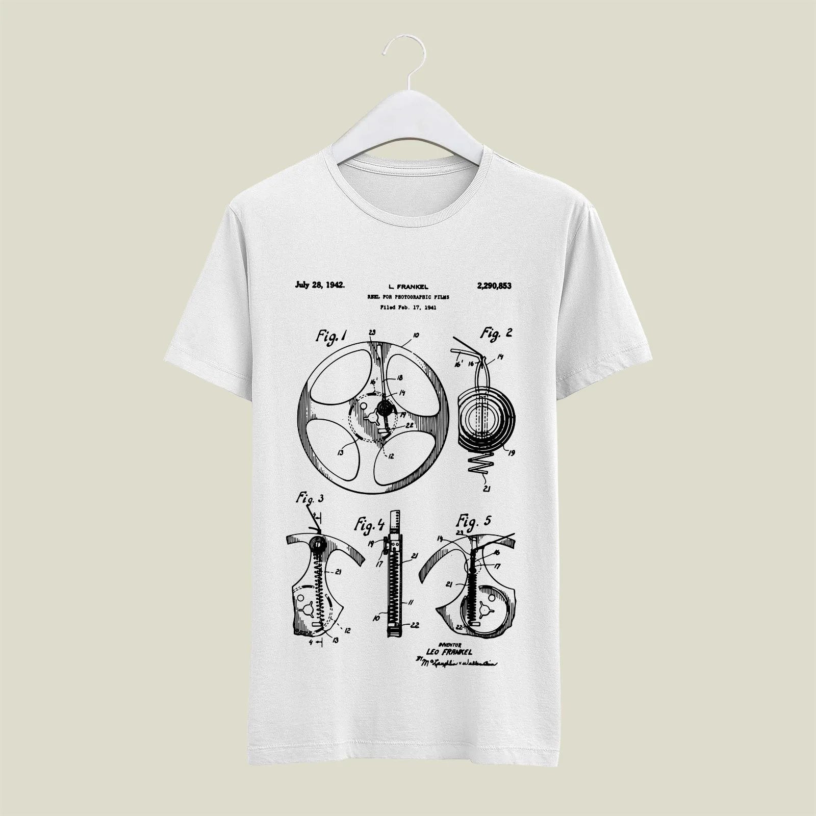 Camera Patent T-Shirt T-CMP54 Desichalchitra