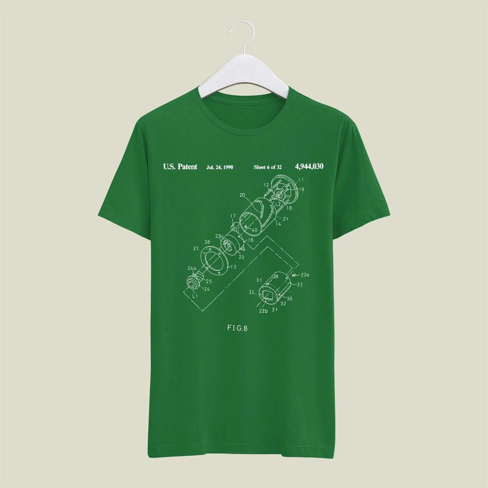 Camera Patent T-Shirt T-CMP76 Desichalchitra
