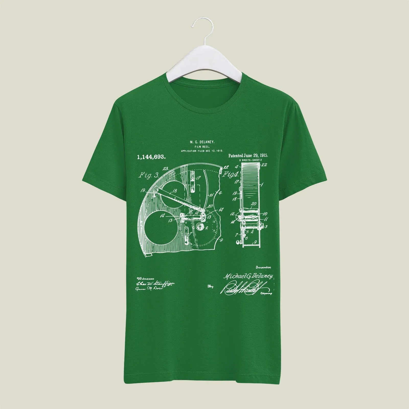 Camera Patent T-Shirt T-CMP78 Desichalchitra