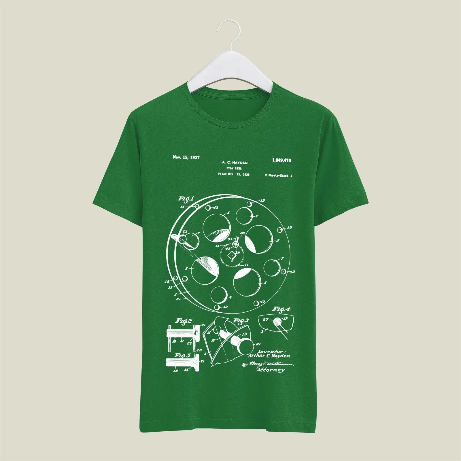 Camera Patent T-Shirt T-CMP90 Desichalchitra