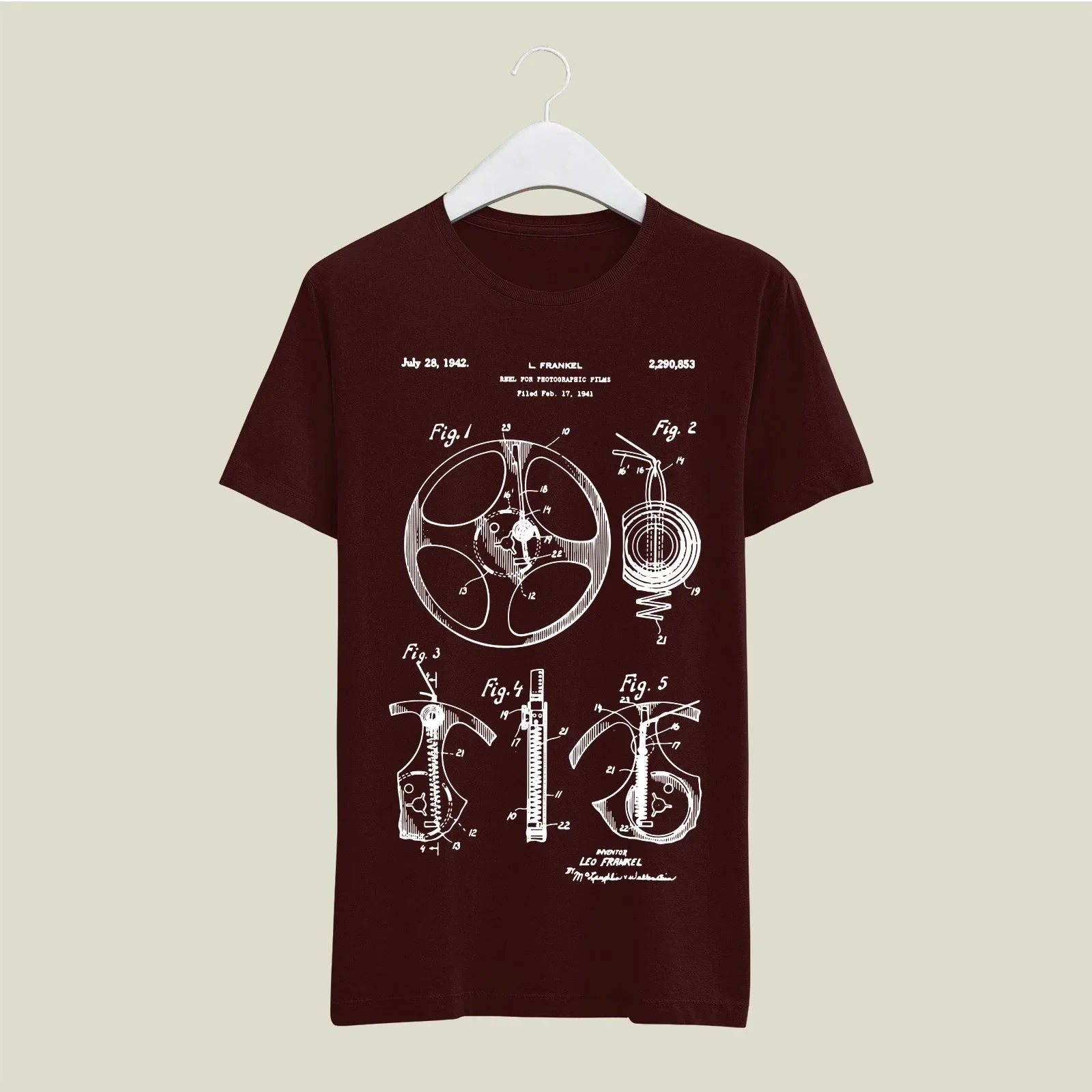 Camera Patent T-Shirt T-CMP94 Desichalchitra