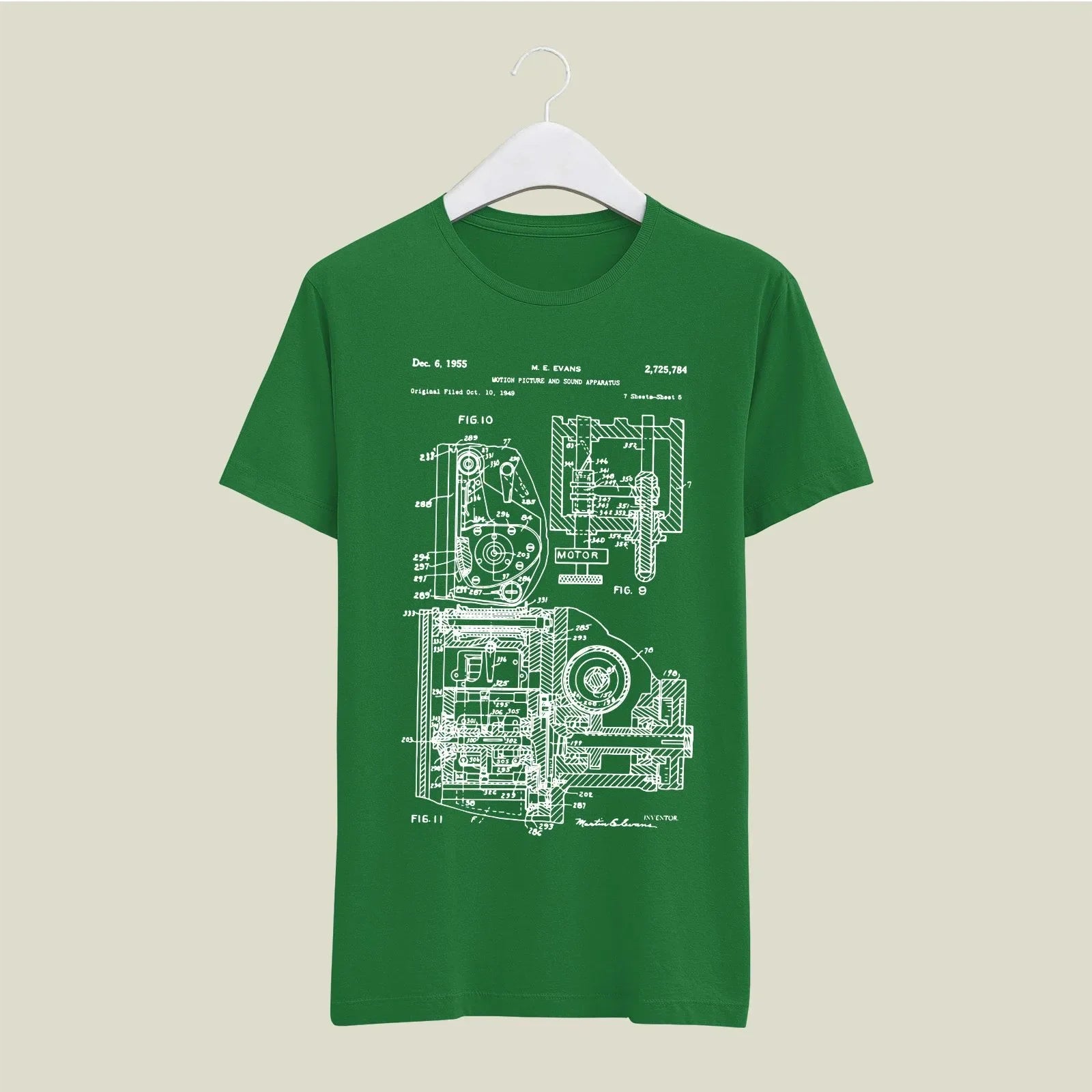 Camera Patent T-Shirt T-CMP116 Desichalchitra