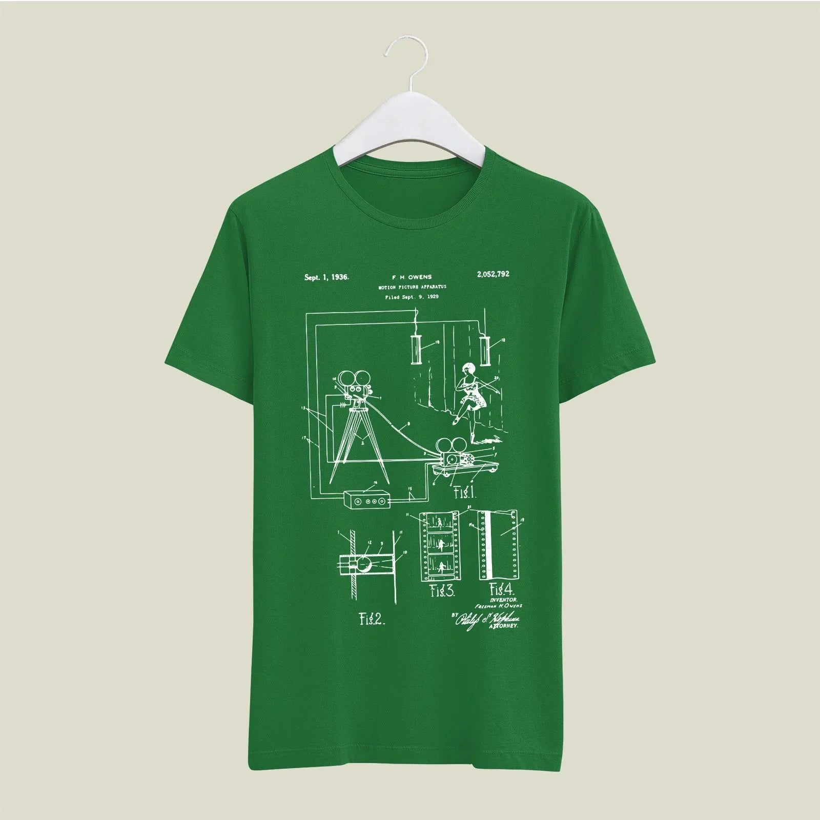 Camera Patent T-Shirt T-CMP119 Desichalchitra