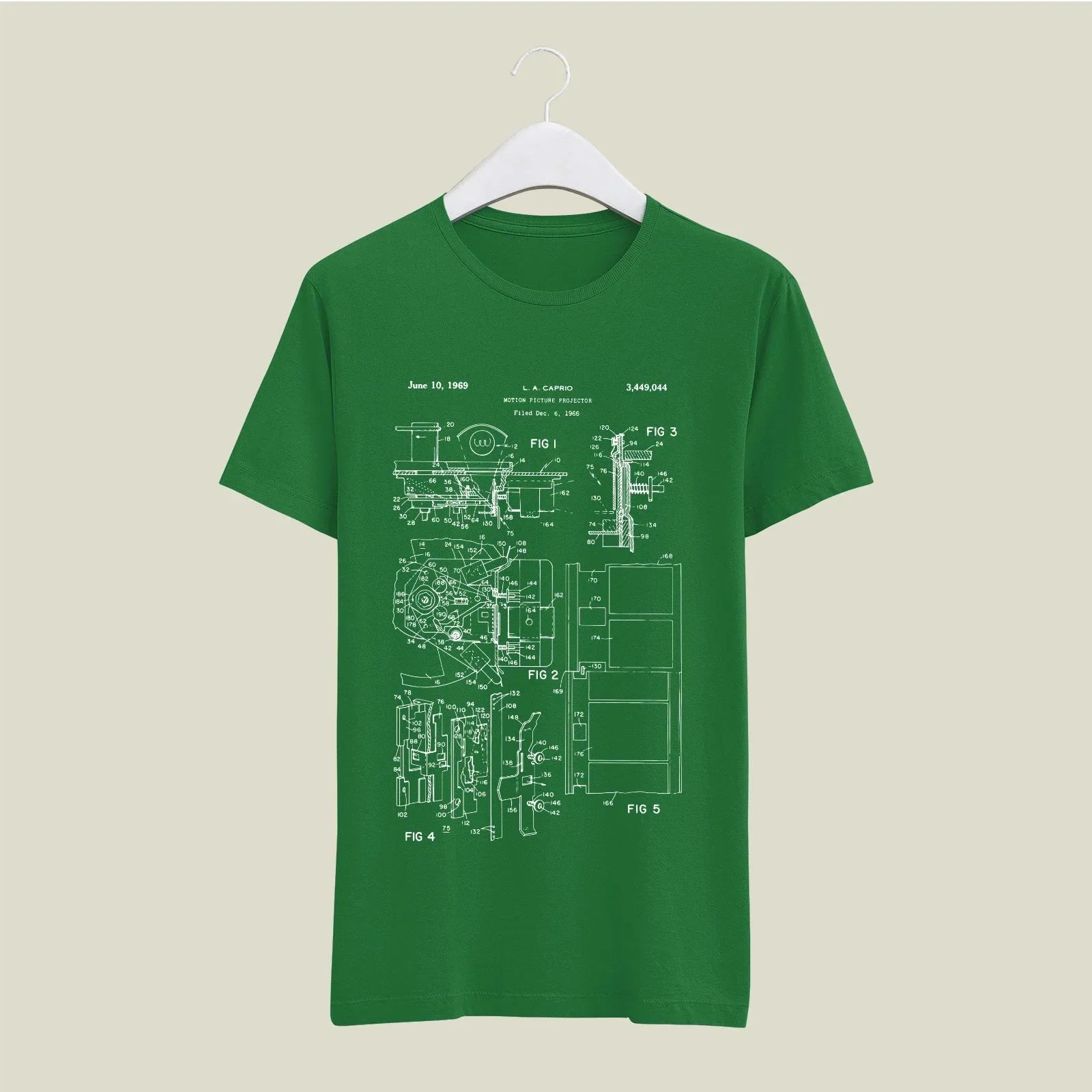 Camera Patent T-Shirt T-CMP122 Desichalchitra
