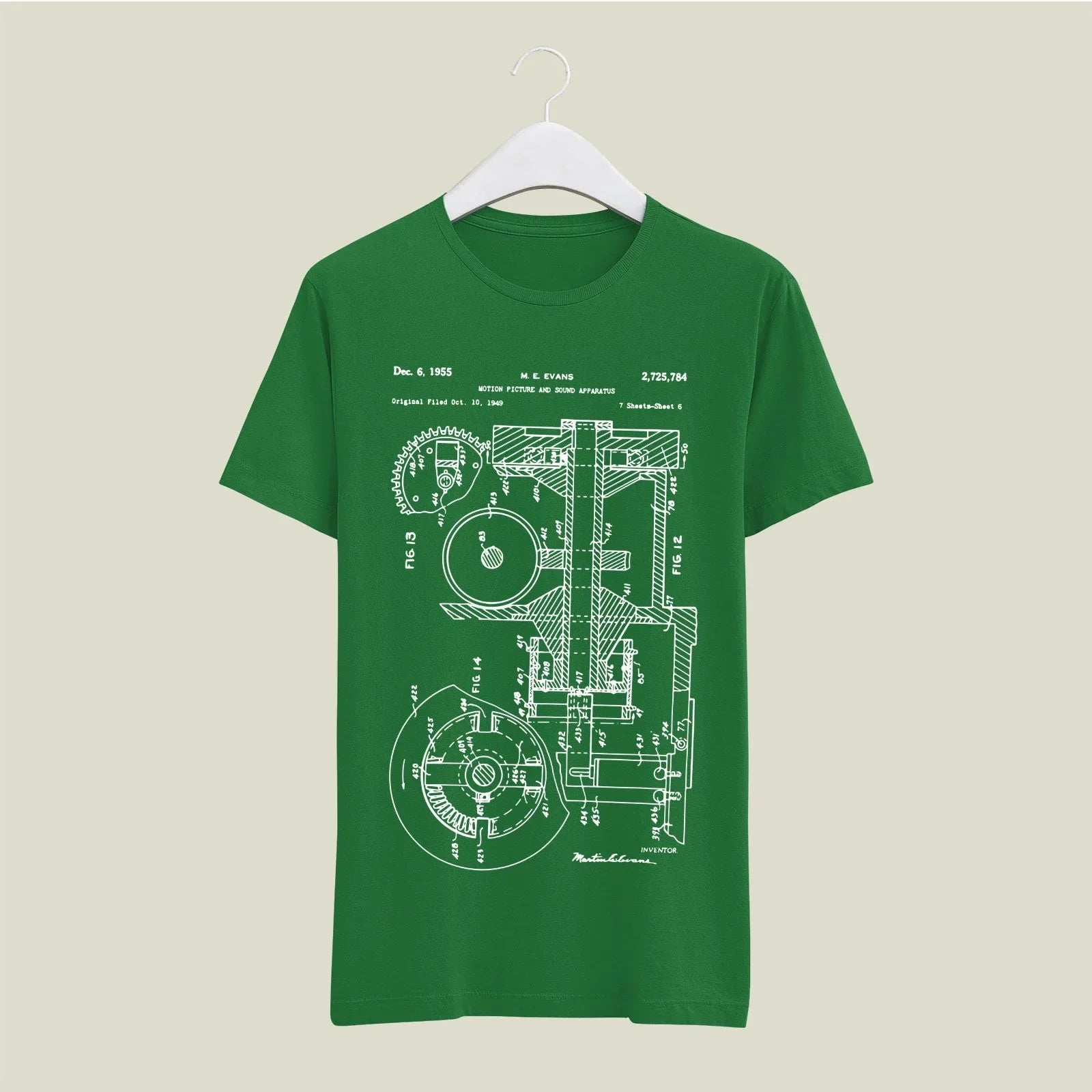 Camera Patent T-Shirt T-CMP129 Desichalchitra