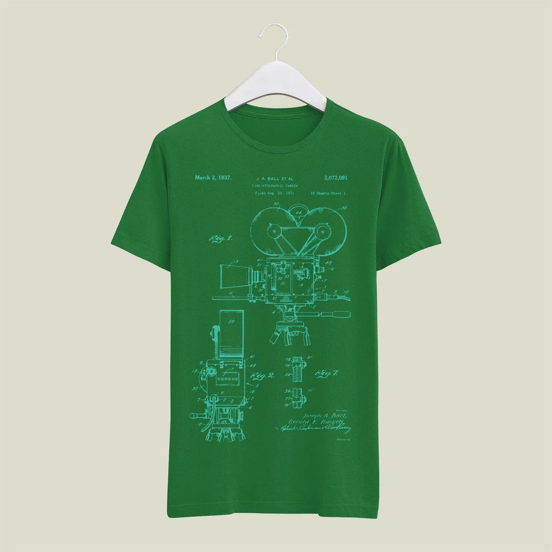 Camera Patent T-Shirt T-CMP68 Desichalchitra