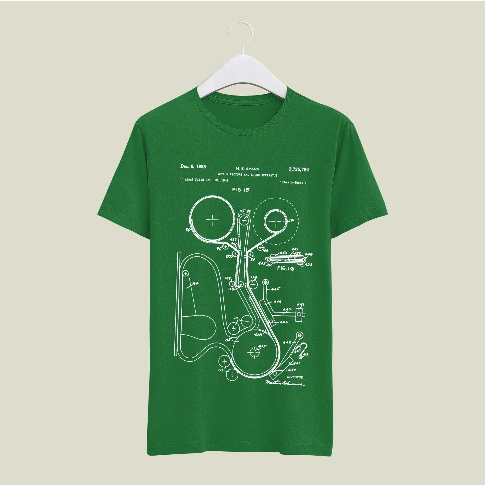 Camera Patent T-Shirt T-CMP133 Desichalchitra