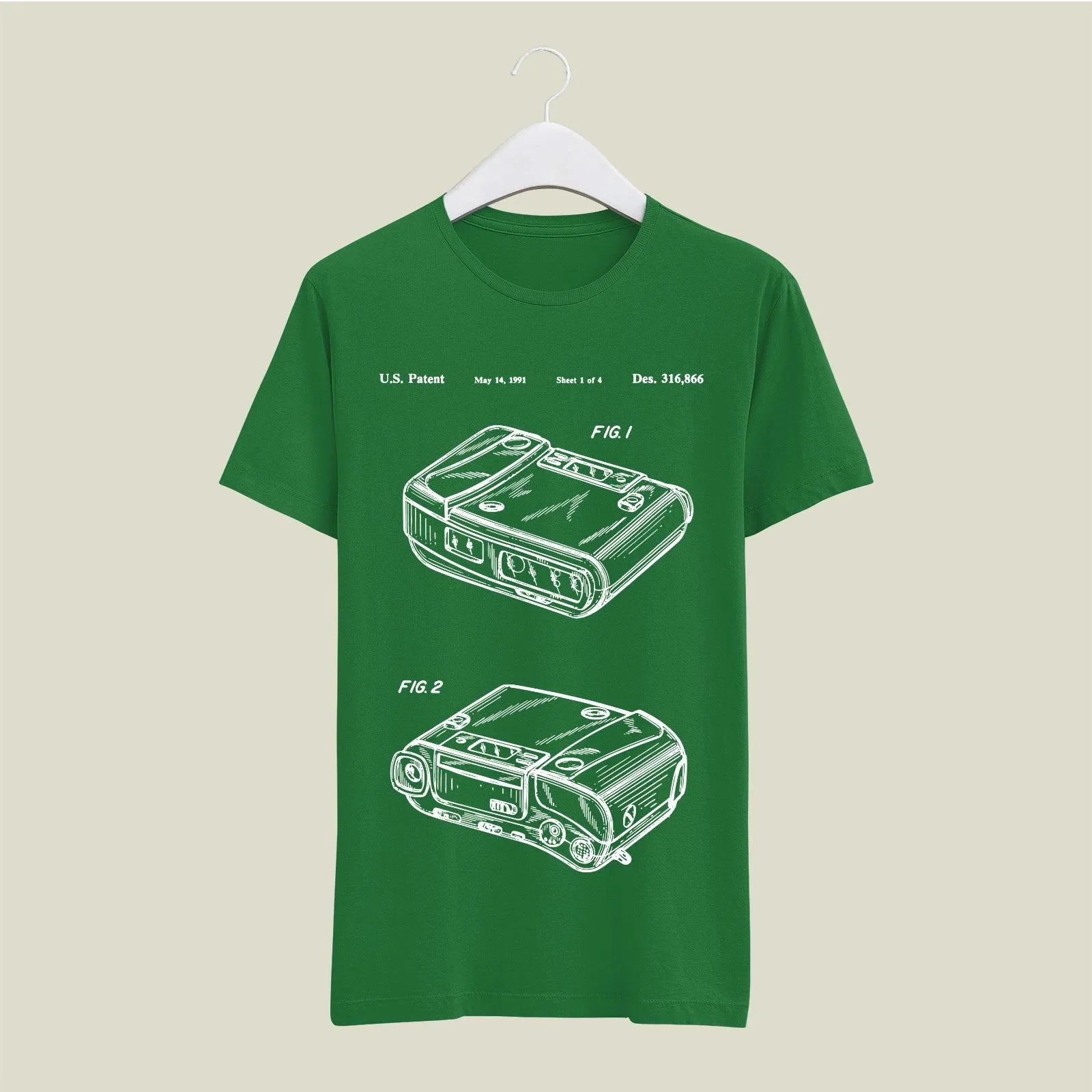 Camera Patent T-Shirt T-CMP145 Desichalchitra