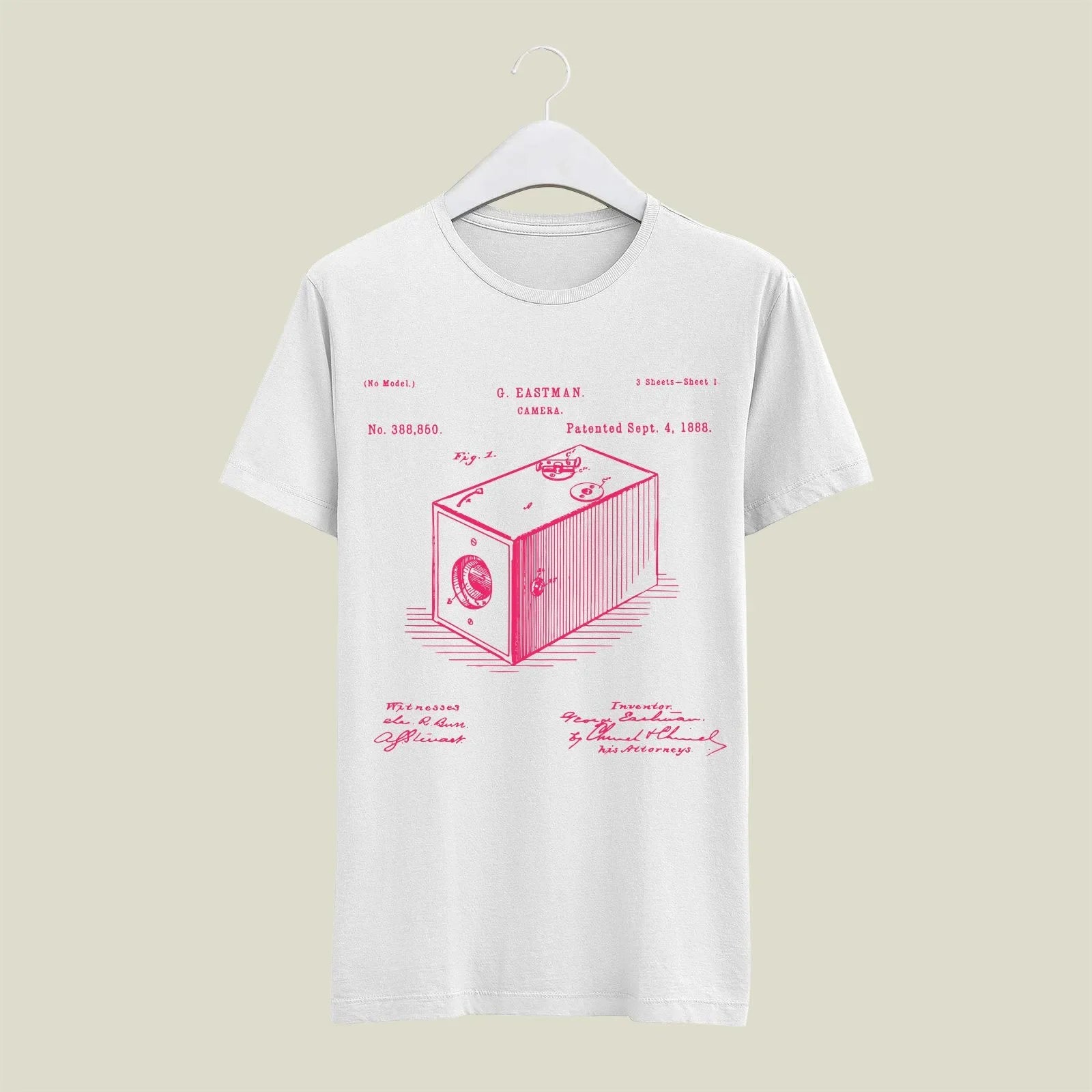 Camera Patent T-Shirt T-CMP1 Desichalchitra