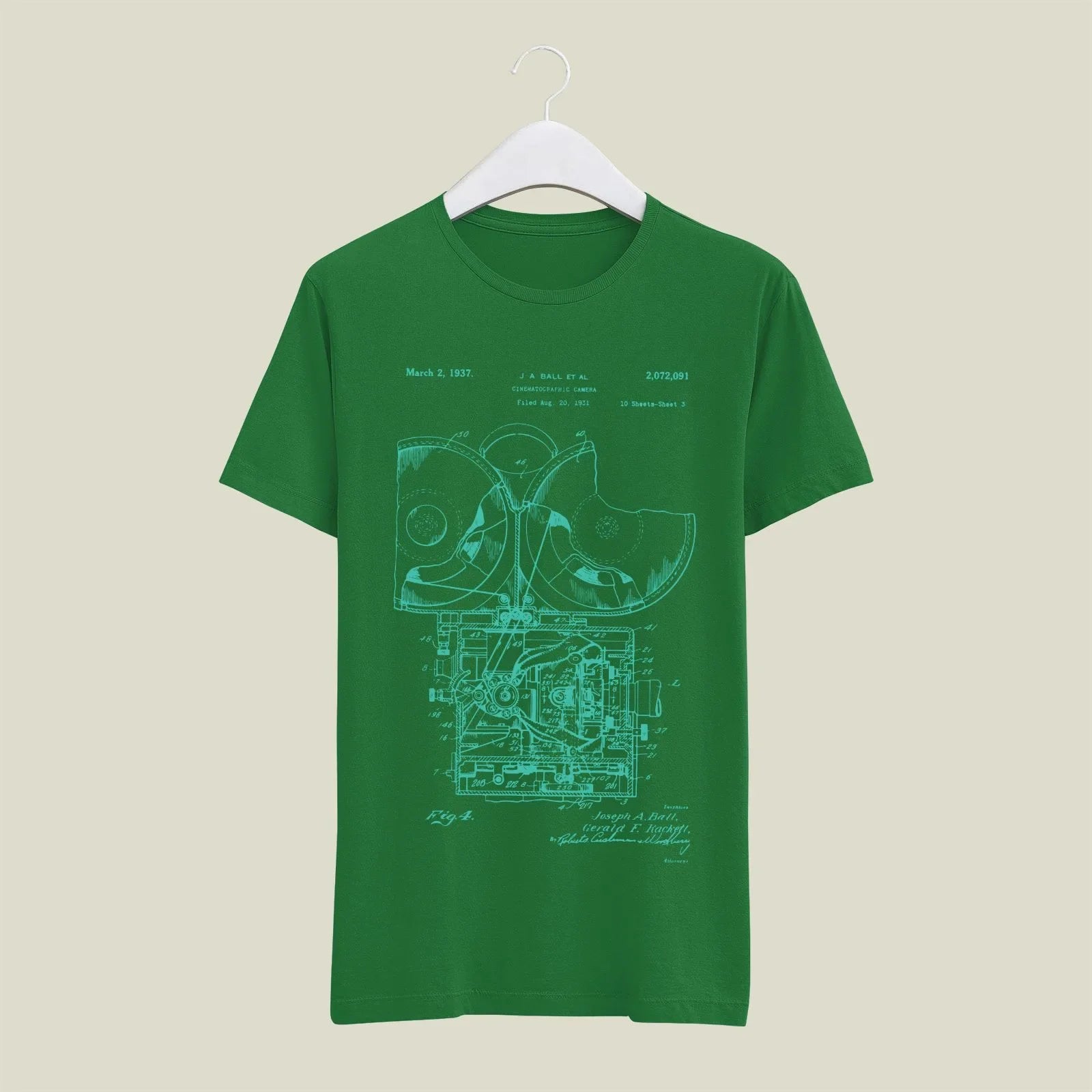 Camera Patent T-Shirt T-CMP80 Desichalchitra