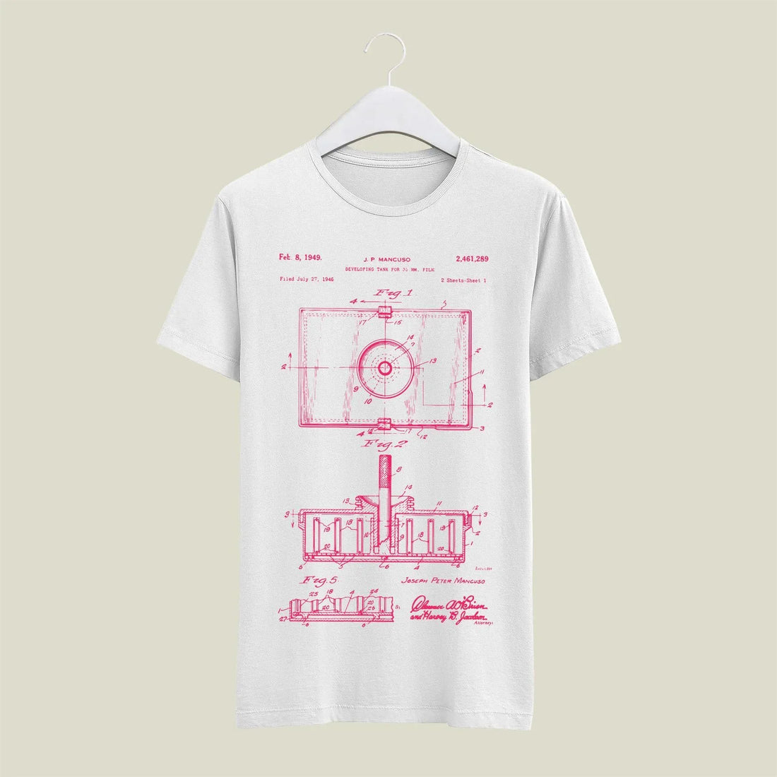 Camera Patent T-Shirt T-CMP6 Desichalchitra