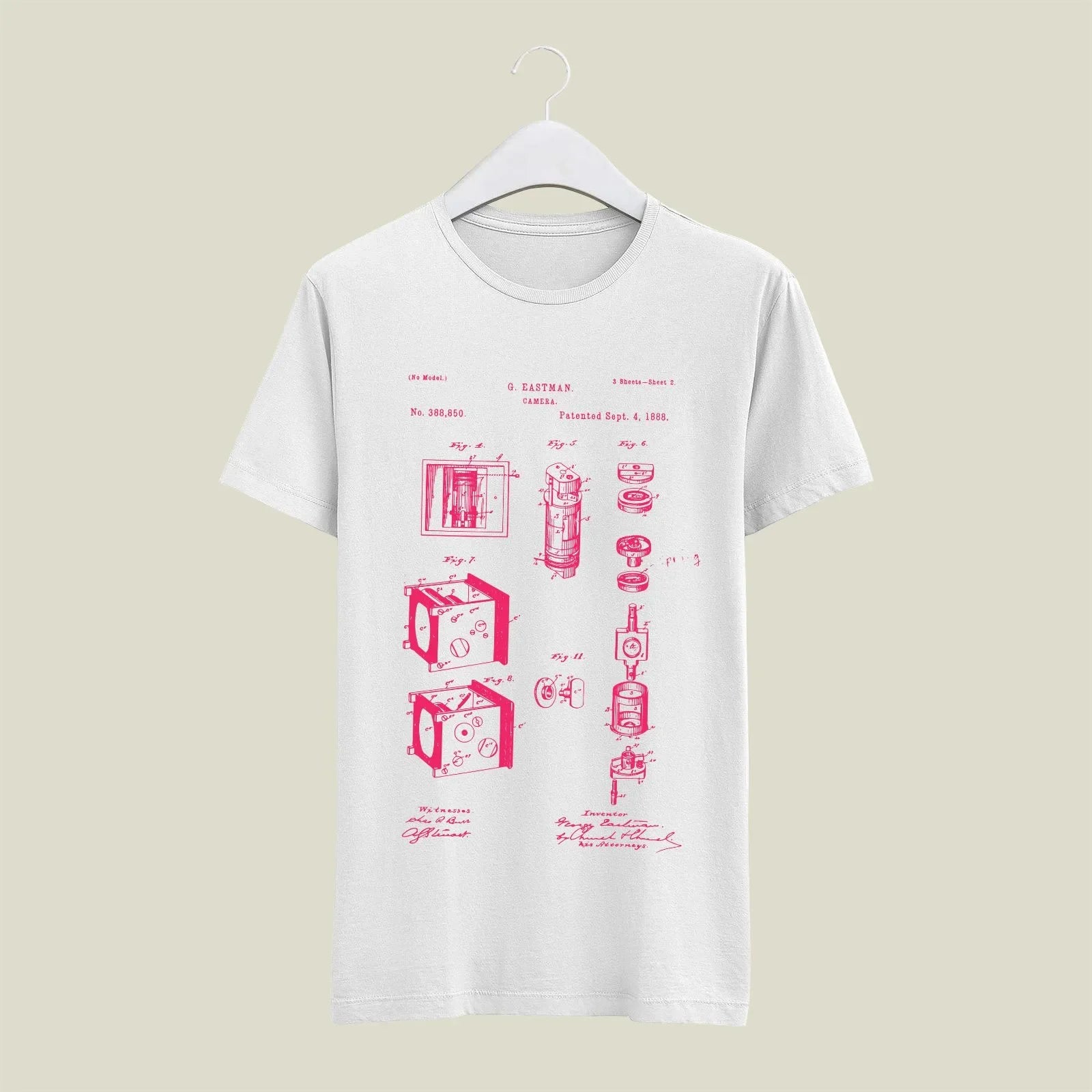 Camera Patent T-Shirt T-CMP13 Desichalchitra