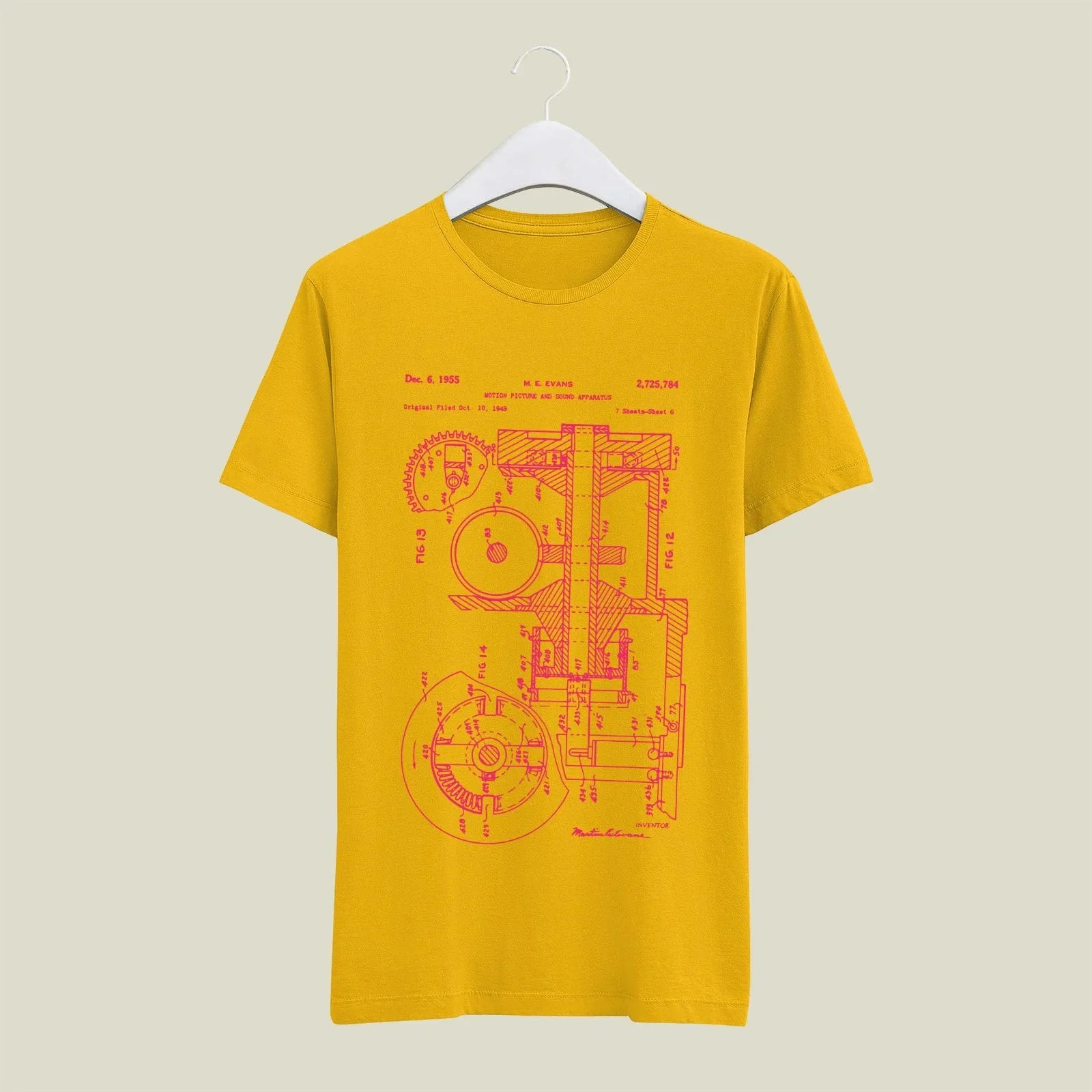 Camera Patent T-Shirt T-CMP36 Desichalchitra
