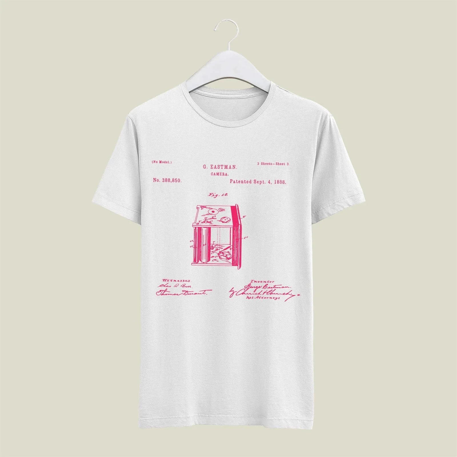 Camera Patent T-Shirt T-CMP38 Desichalchitra