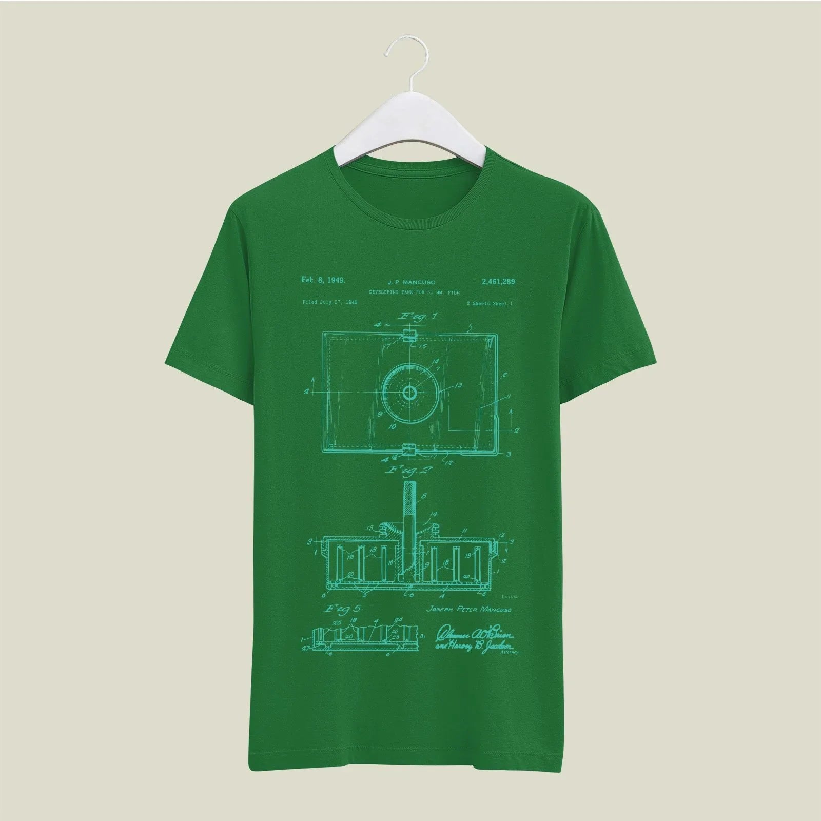 Camera Patent T-Shirt T-CMP149 Desichalchitra