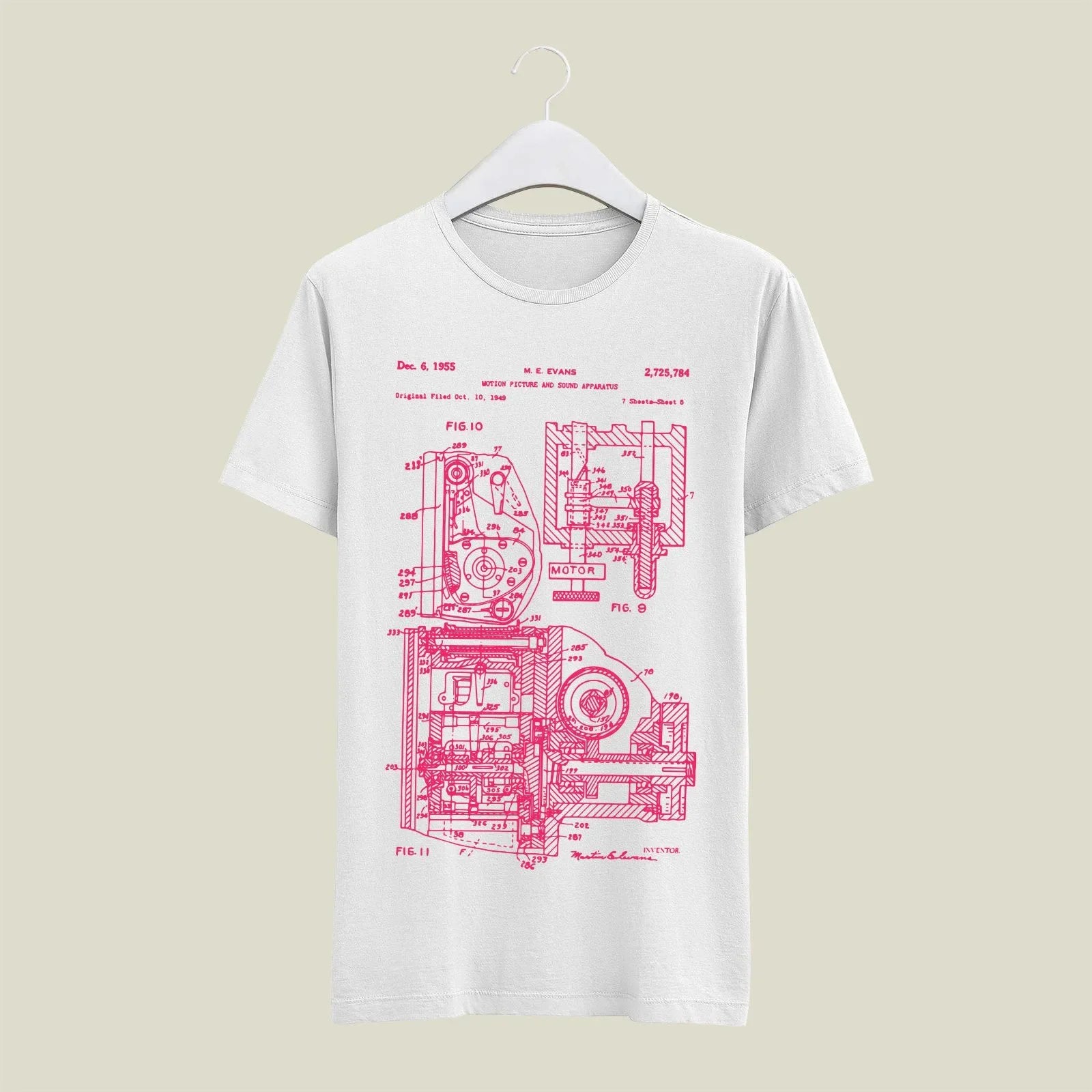 Camera Patent T-Shirt T-CMP53 Desichalchitra