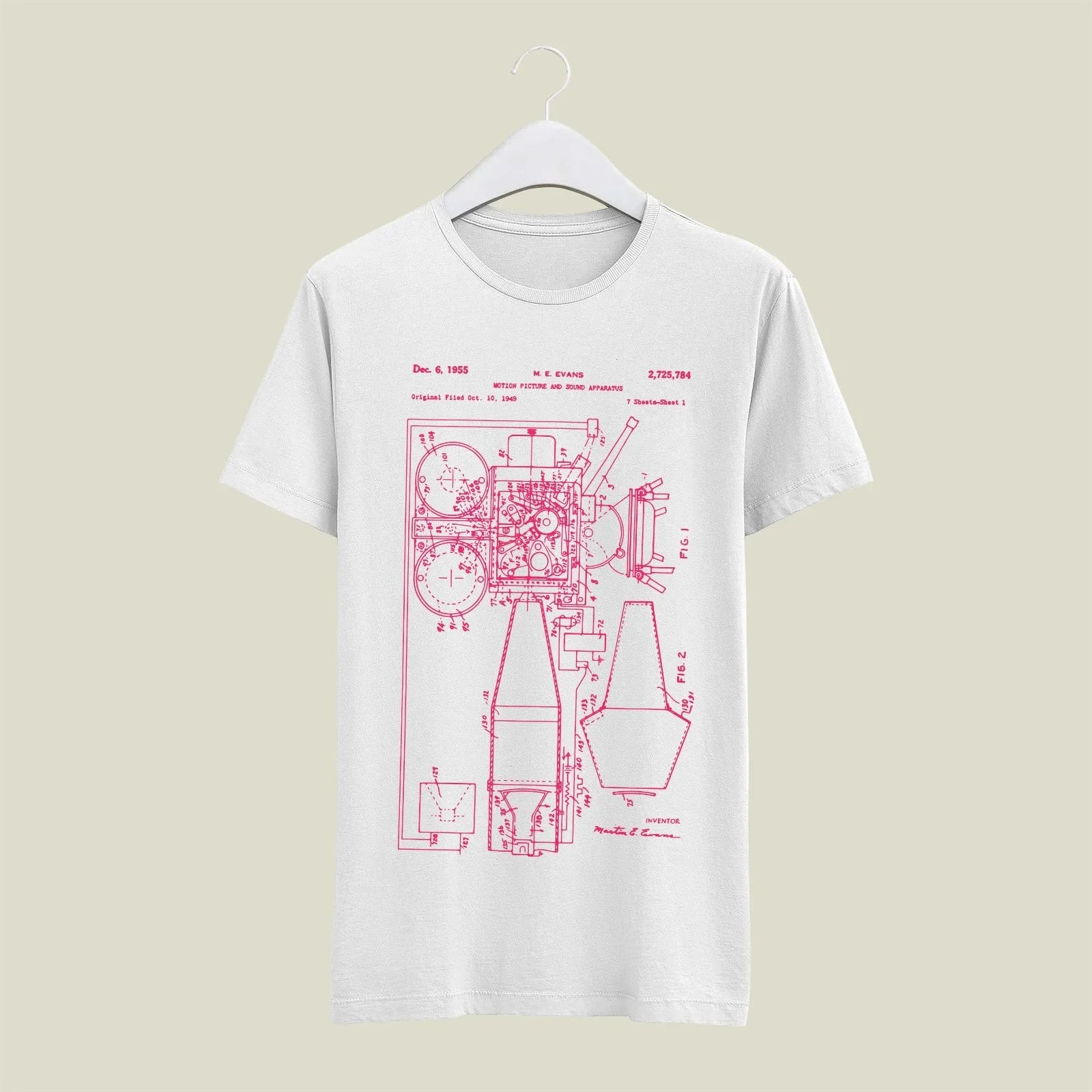 Camera Patent T-Shirt T-CMP59 Desichalchitra
