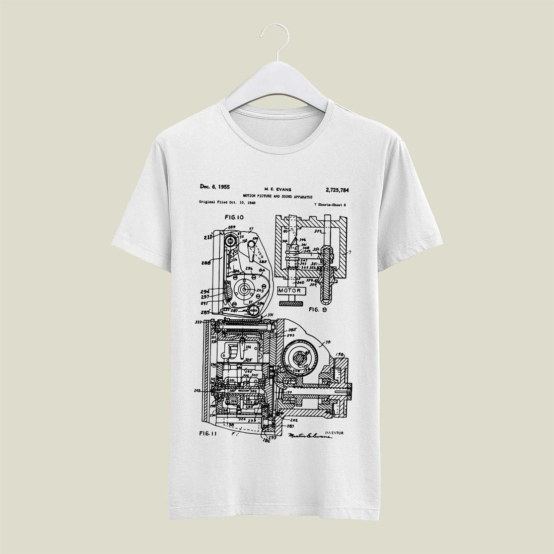 Camera Patent T-Shirt T-CMP30 Desichalchitra