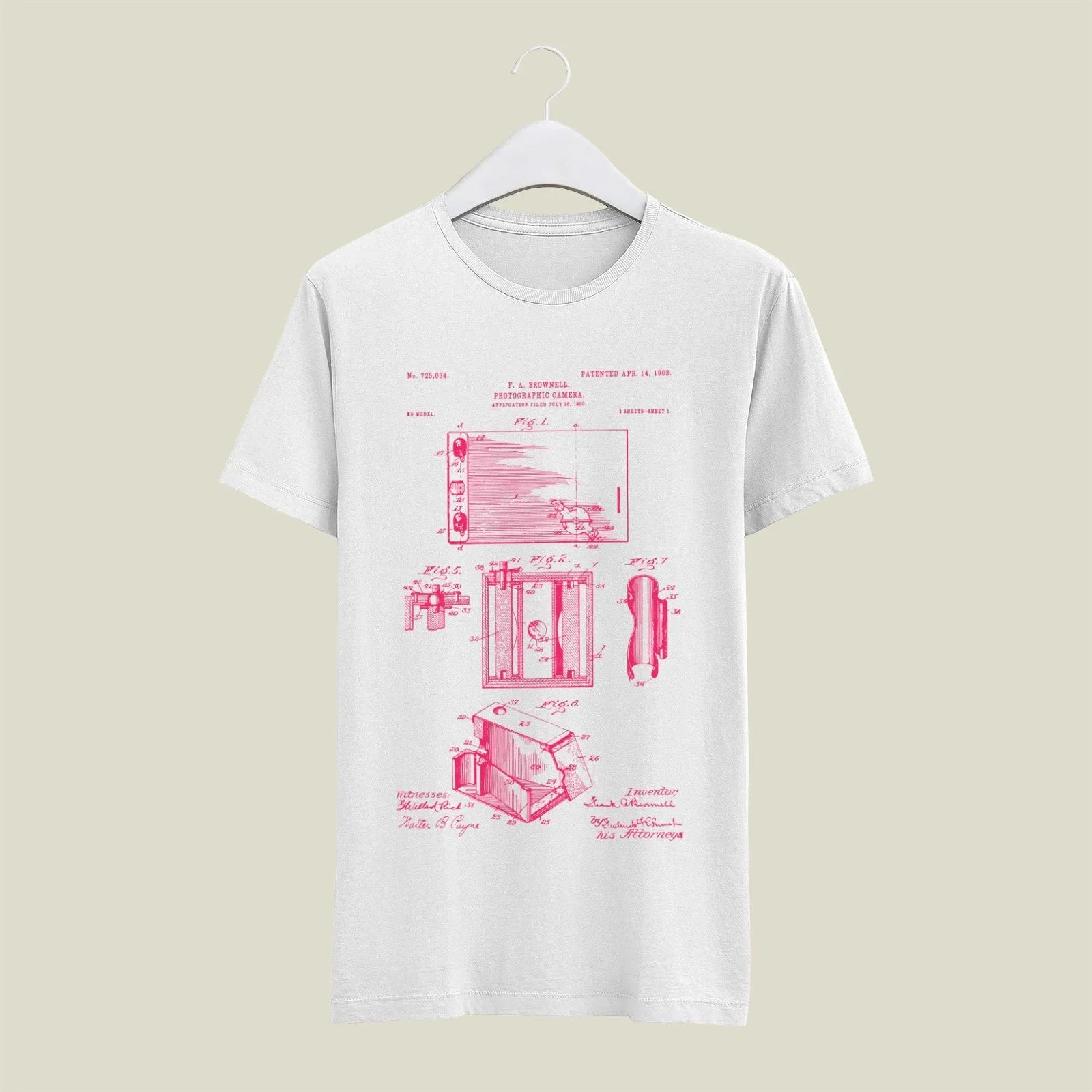 Camera Patent T-Shirt T-CMP81 Desichalchitra